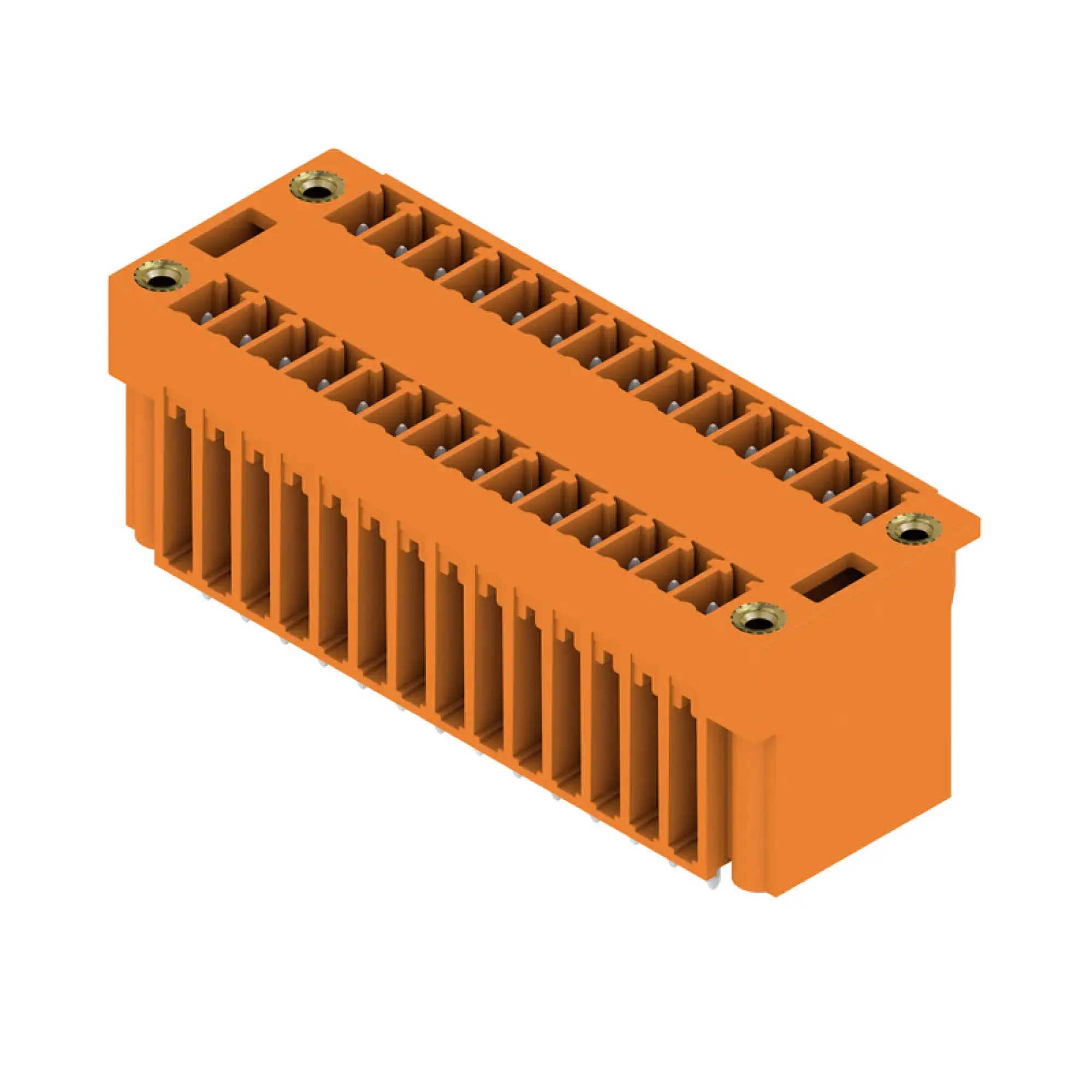 Weidmüller 1030570000 PCB connector (board connection), 160 V, 17.5 A, Pitch in mm: 3.81, Number of poles: 28, THT solder connection, Box (img_001)