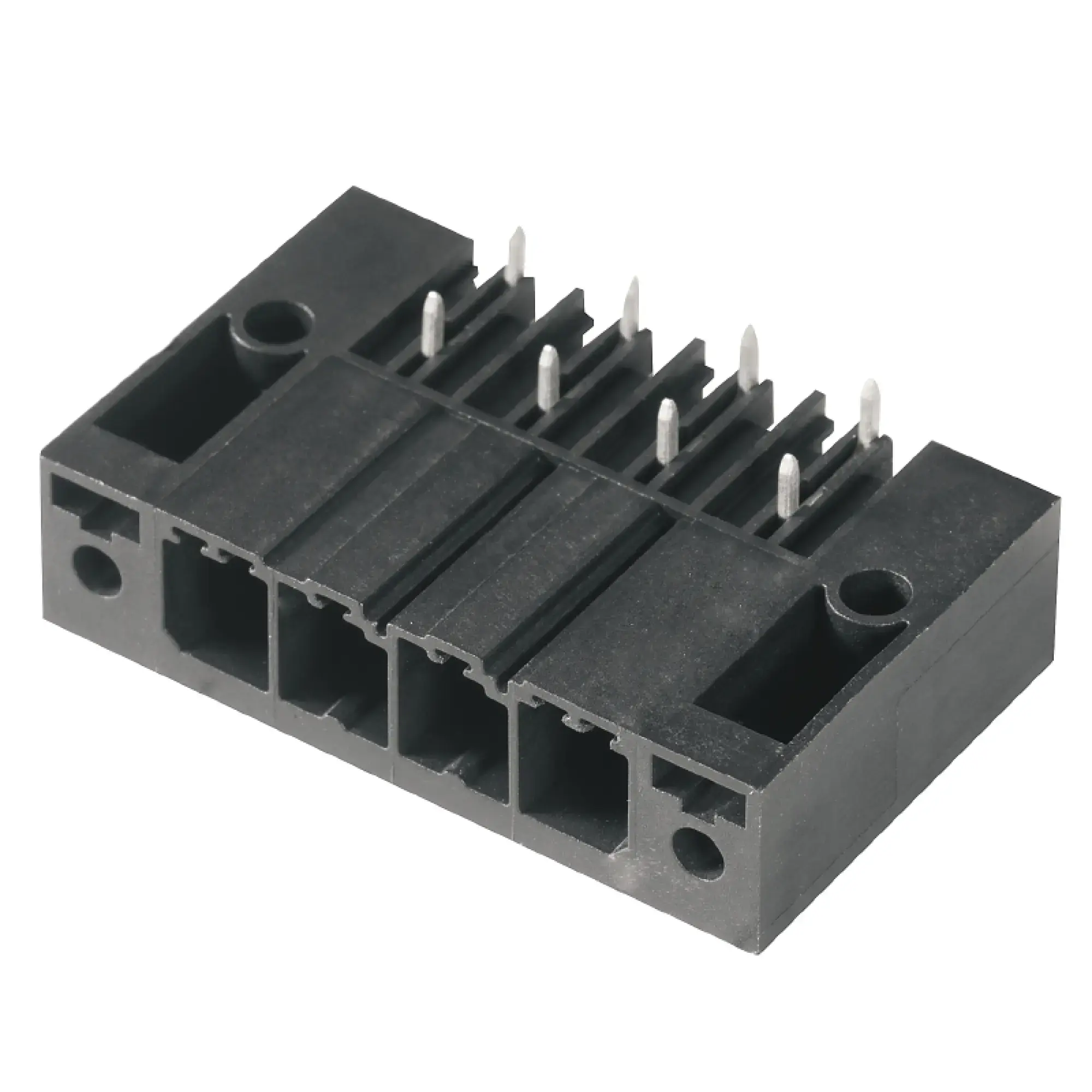 Weidmüller 1931390000 PCB connector (board connection), 630 V, 57 A, Pitch in mm: 7.62, Number of poles: 4, THT solder connection, Box (img_001)