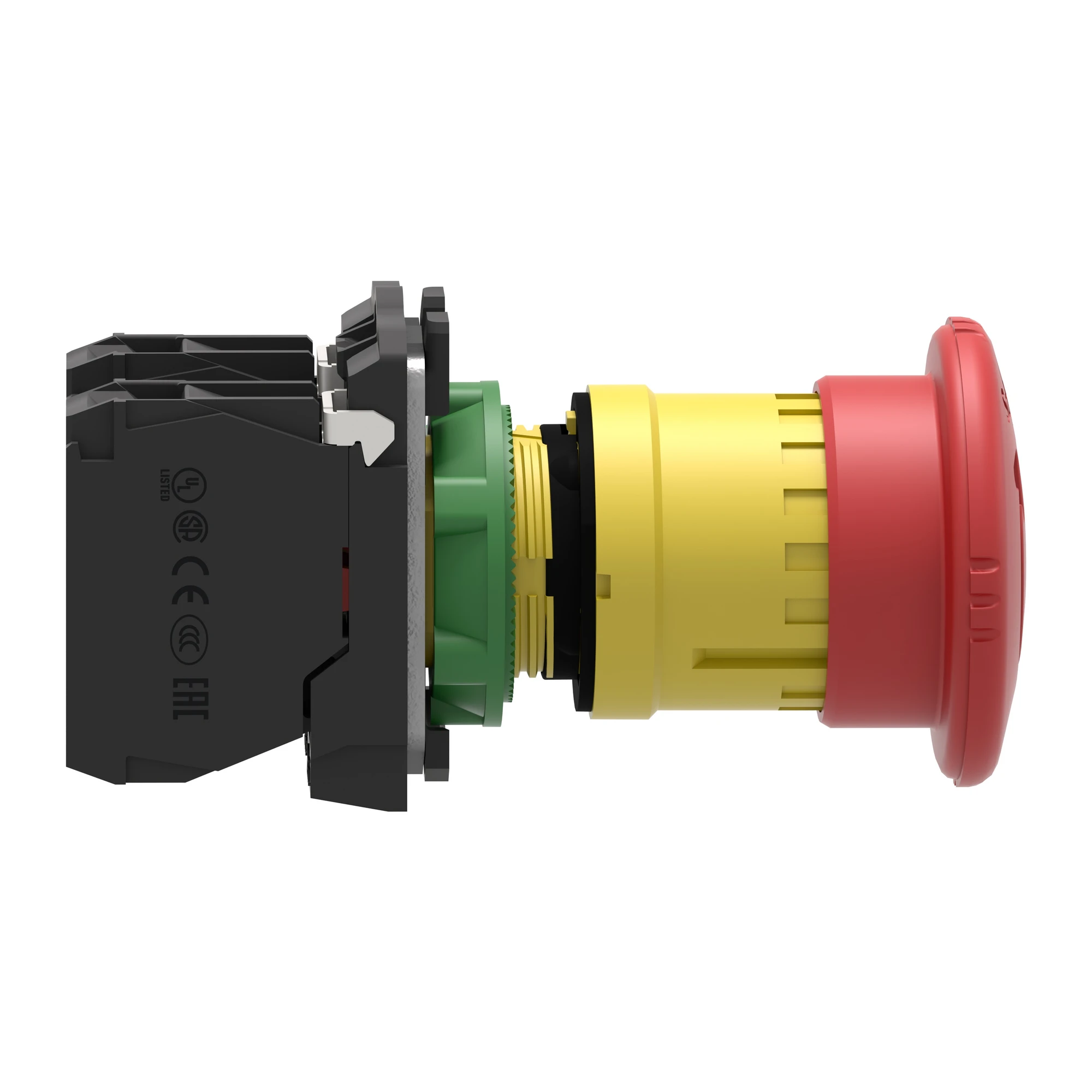 Schneider Electric XB5AS8444 Emergency Stop/Emergency-Off Switch, Harmony XB5, Plastic, Twist Release, 22mm, Mushroom 40mm, 2NC (img_002) Schneider Electric XB5AS8444 Emergency Stop/Emergency-Off Switch, Harmony XB5, Plastic, Twist Release, 22mm, Mushroom 40mm, 2NC (img_002)