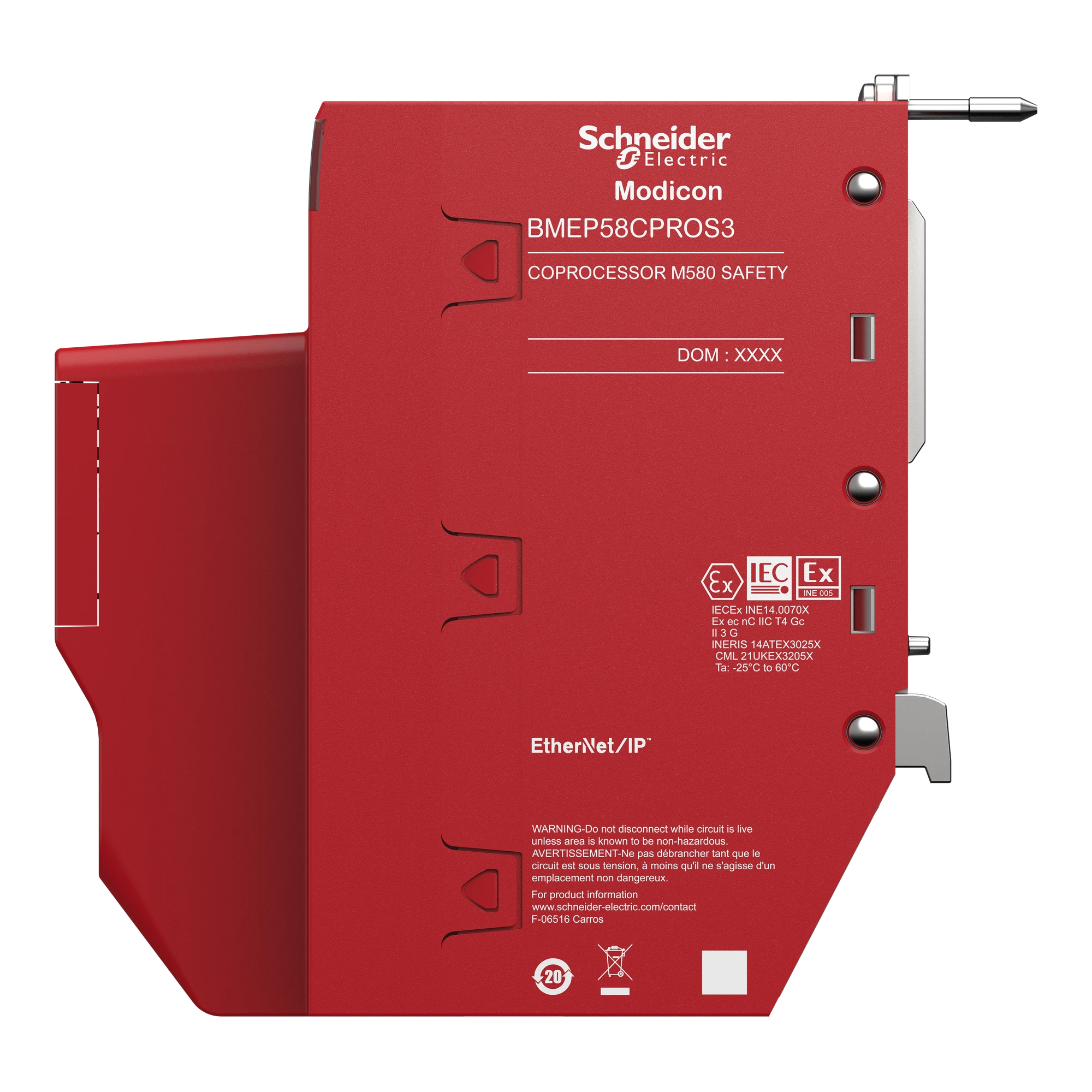 Schneider Electric BMEP58CPROS3 Modicon M580S Safety CPU Module, Safety Coprocessor (img_007) Schneider Electric BMEP58CPROS3 Modicon M580S Safety CPU Module, Safety Coprocessor (img_007)