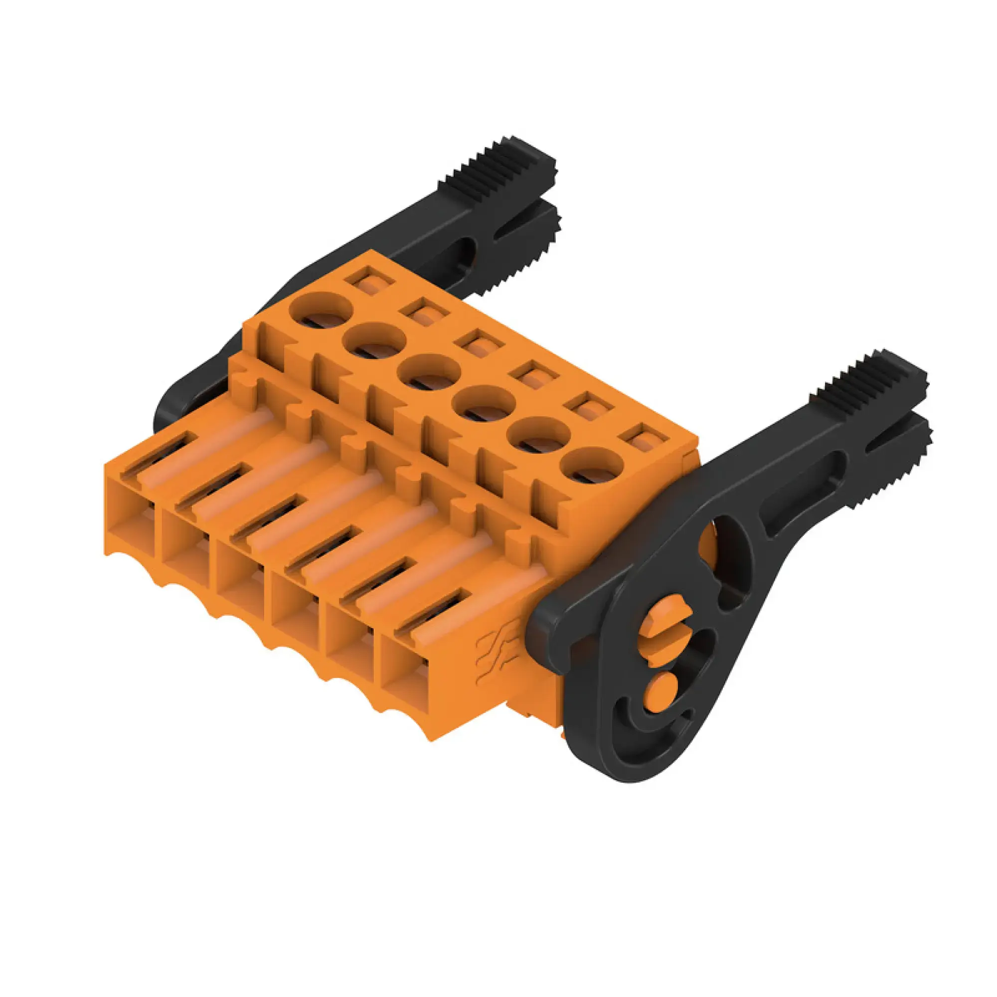 Weidmüller 1531030000 PCB connector (wire connection), 160 V, 17 A, Pitch in mm: 3.50, 1.5 mm², Number of poles: 6, Clamping yoke connection, Box (img_001)