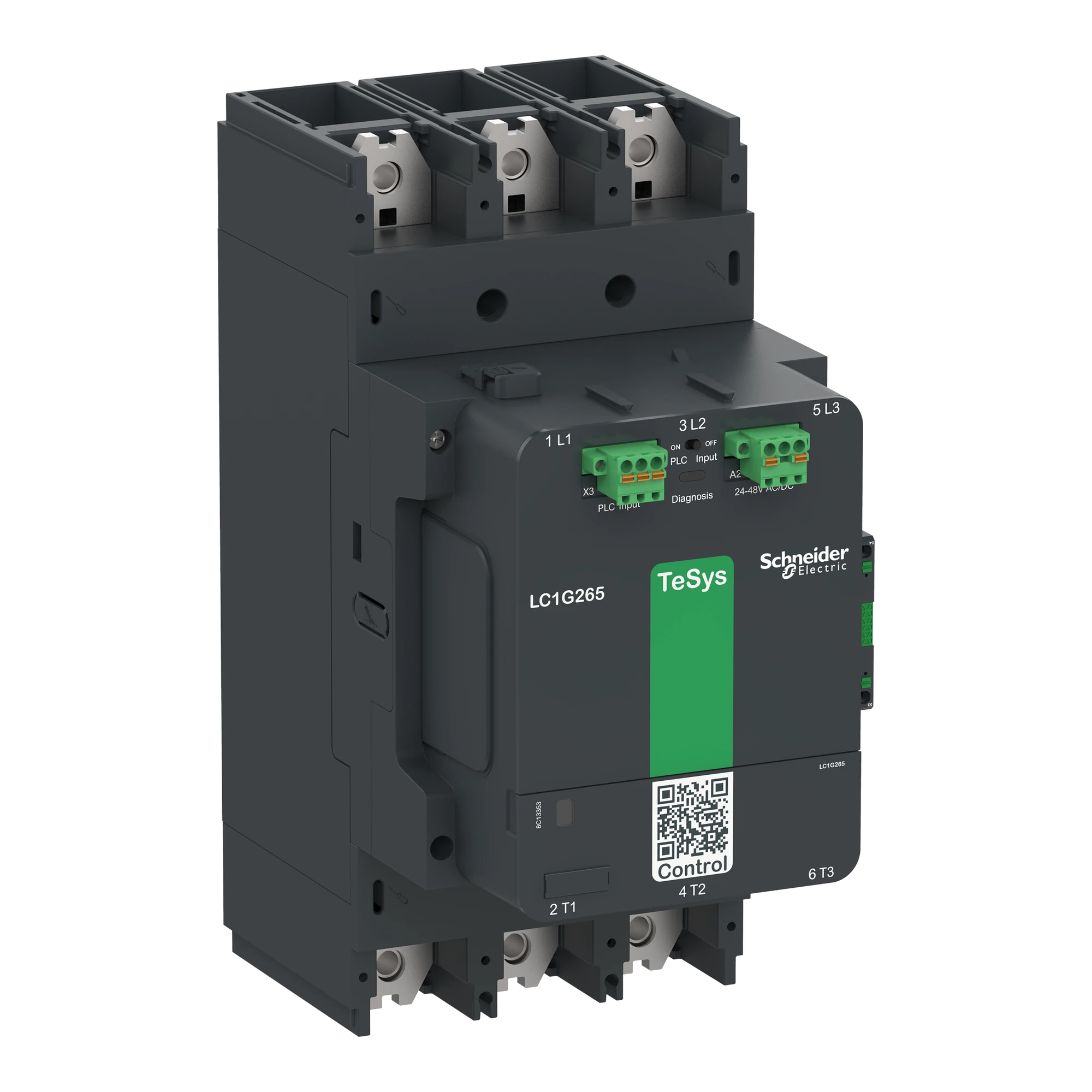 Schneider Electric LC1G265EHEA Leistungsschütz TeSys control - Giga, 3-polig, 265A AC3, 48-130V ACDC-A Spule (img_001)