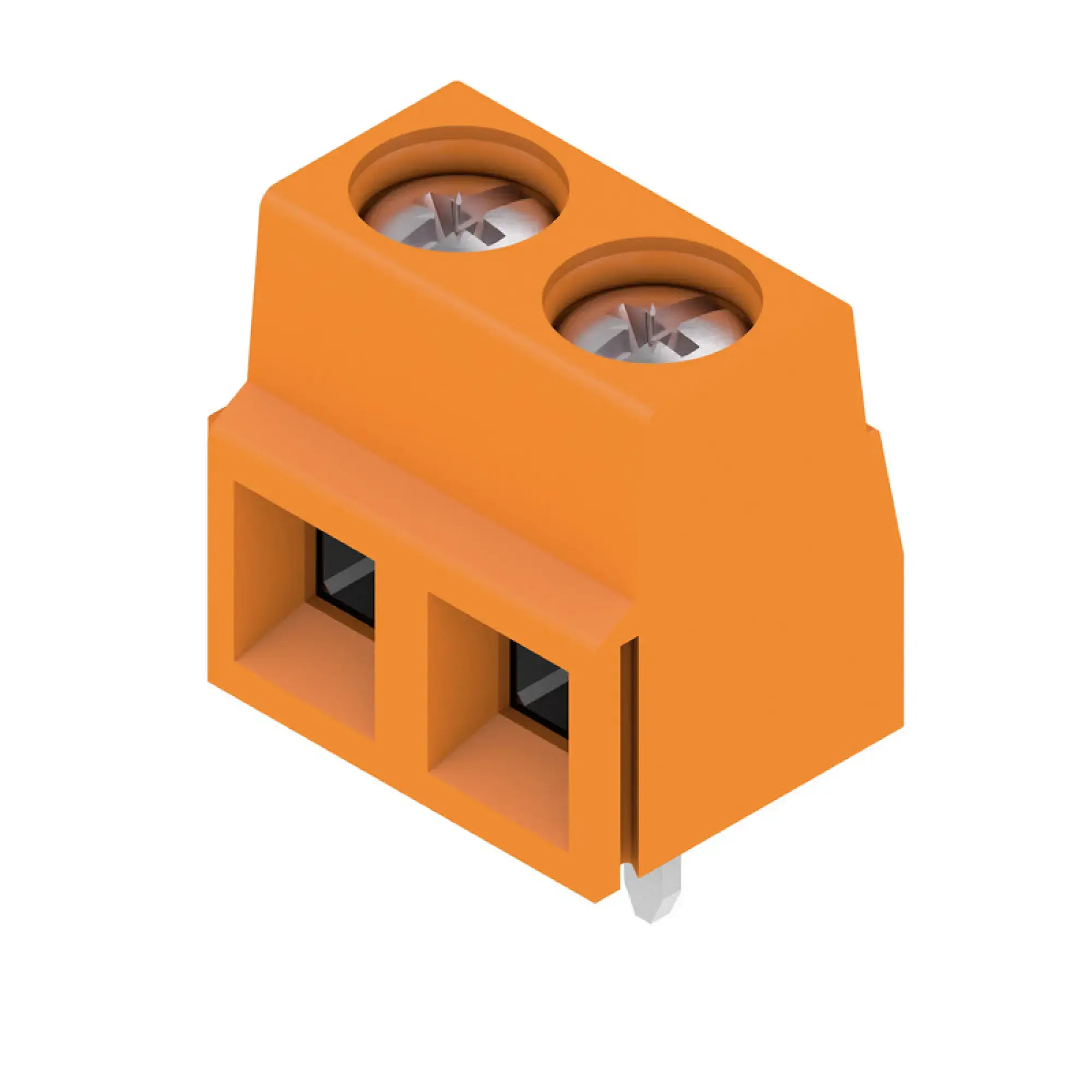 Weidmüller 1912520000 PCB terminal, 320 V, 17.5 A, Pitch in mm: 5.08, 1.5 mm², Number of poles: 2, Clamping yoke connection, THT solder connection, 90°, Box (img_001) Weidmüller 1912520000 PCB terminal, 320 V, 17.5 A, Pitch in mm: 5.08, 1.5 mm², Number of poles: 2, Clamping yoke connection, THT solder connection, 90°, Box (img_001)
