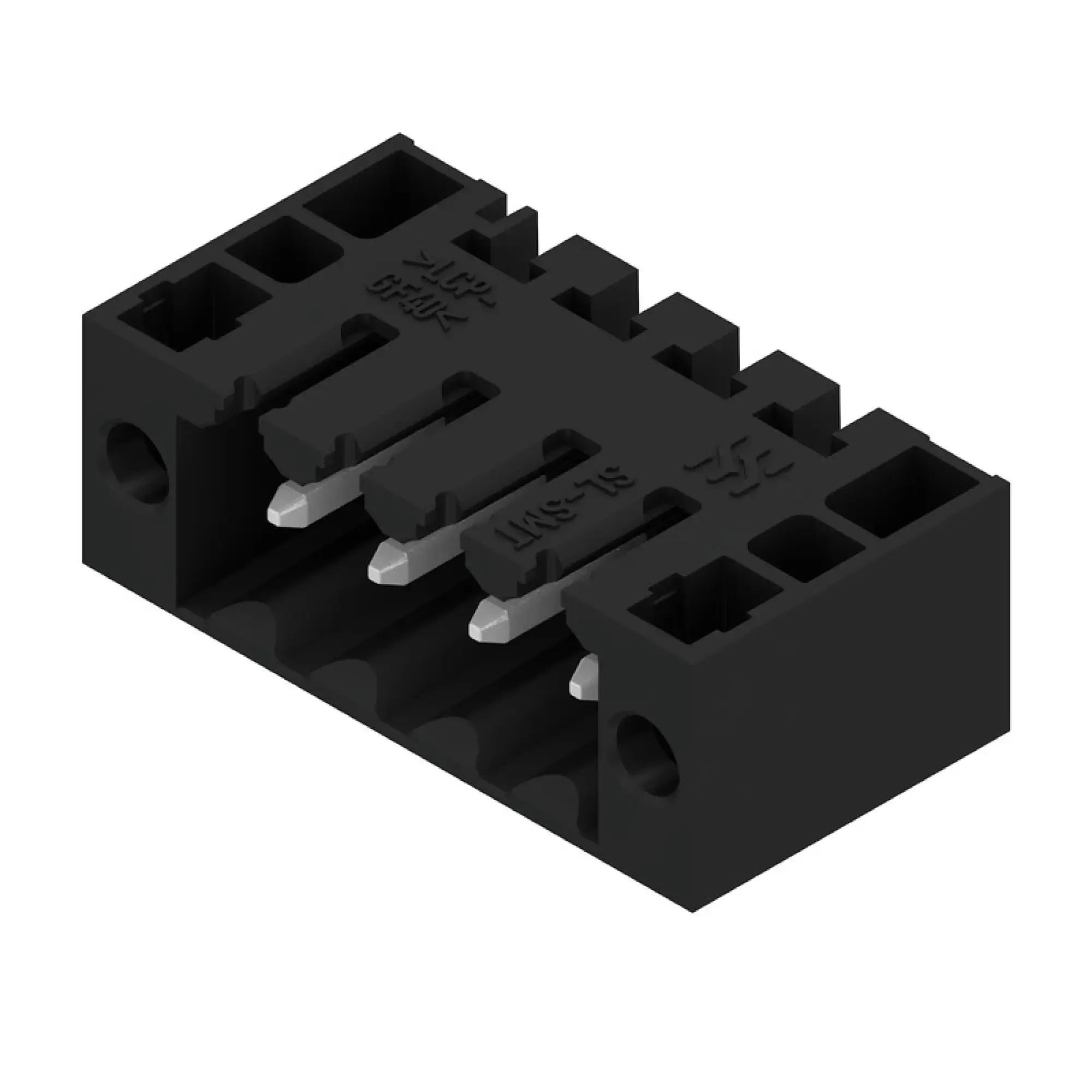 Weidmüller 1762022001 PCB connector (board connection), 160 V, 15 A, Pitch in mm: 3.50, Number of poles: 4, THT/THR solder connection, Box (img_001) Weidmüller 1762022001 PCB connector (board connection), 160 V, 15 A, Pitch in mm: 3.50, Number of poles: 4, THT/THR solder connection, Box (img_001)