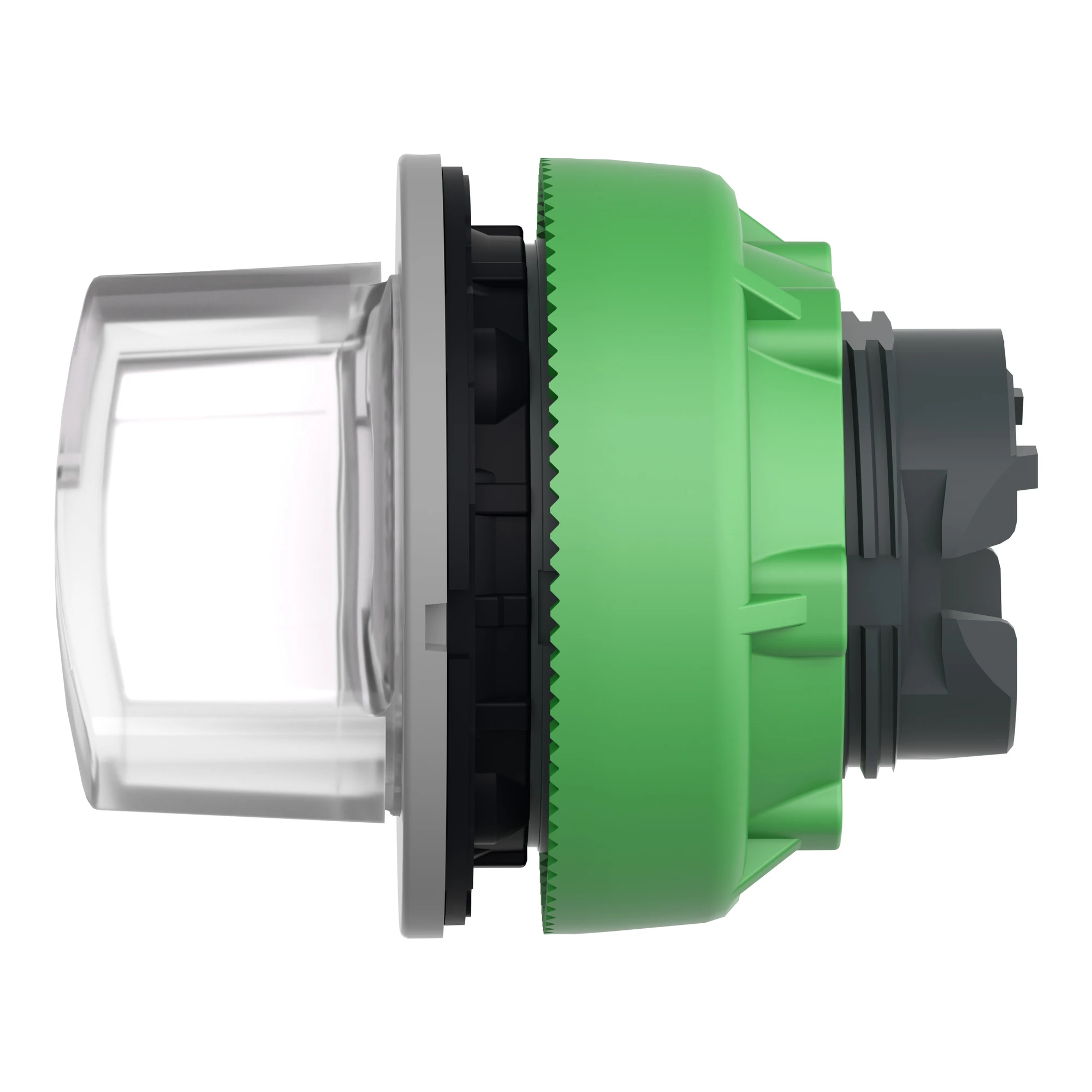 Schneider Electric ZB5FK1213C0 Illuminated selector switch, front element, Harmony XB5F, plastic, 30mm, white, for universal LED, 2 positions, latching (img_005)