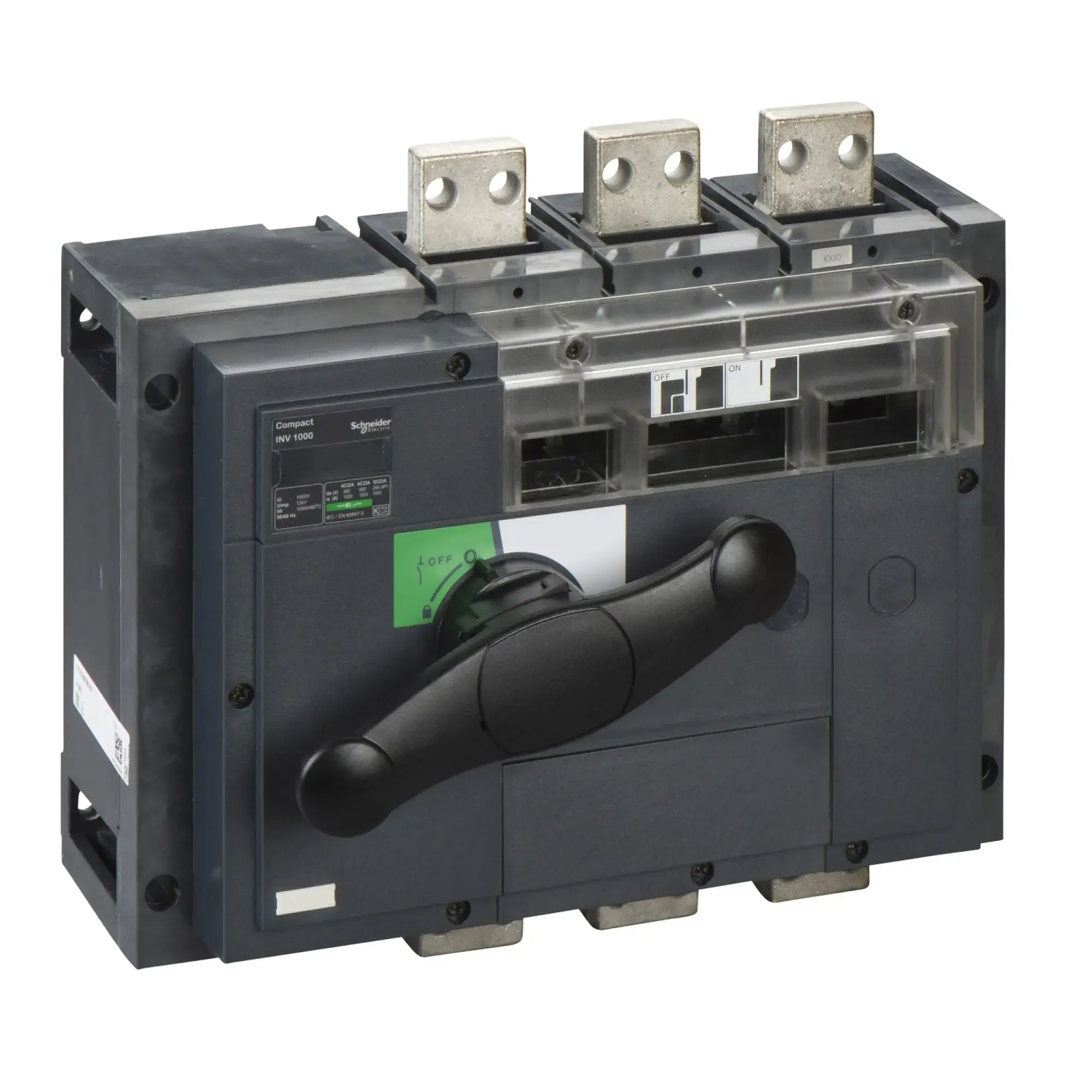 Schneider Electric 31360 Compact load break switch ComPact INV1000 3P 1000A fixed installation with black rotary drive (img_002)
