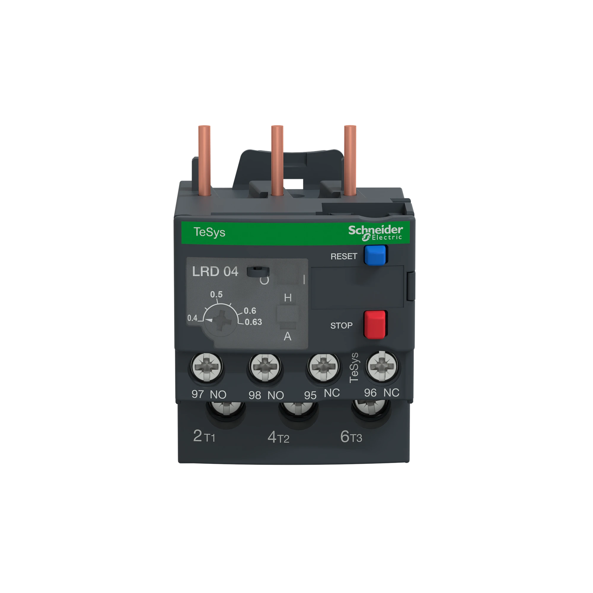 Schneider Electric LRD046 Motor protection relay, 0.4-0.63A, 1NC+1NO, Class 10A (img_005)
