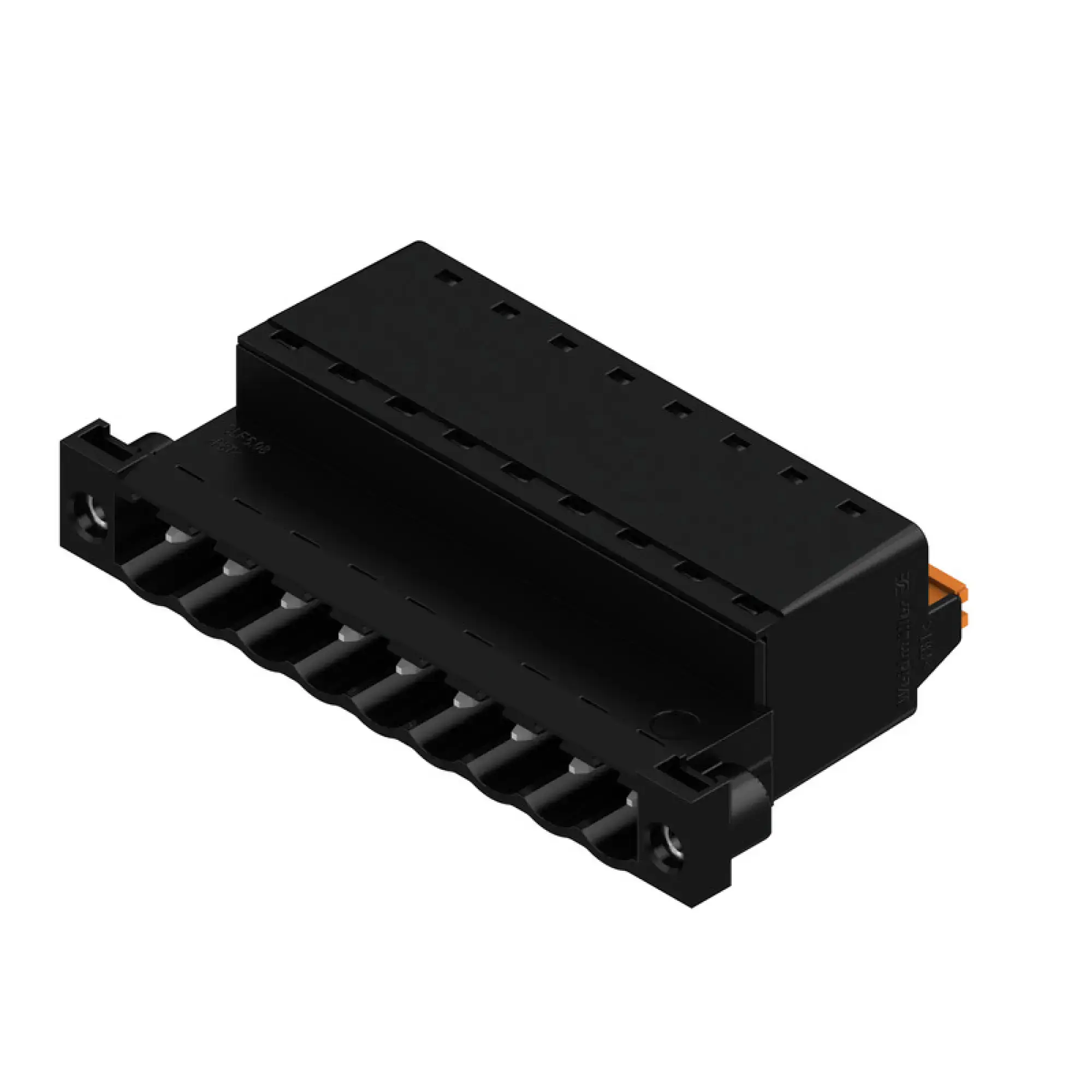 Weidmüller 1336240000 PCB connector (wire connection), 320 V, 25.9 A, Pitch in mm: 5.08, 3.31 mm², Number of poles: 9, PUSH IN with actuator, Box (img_001)