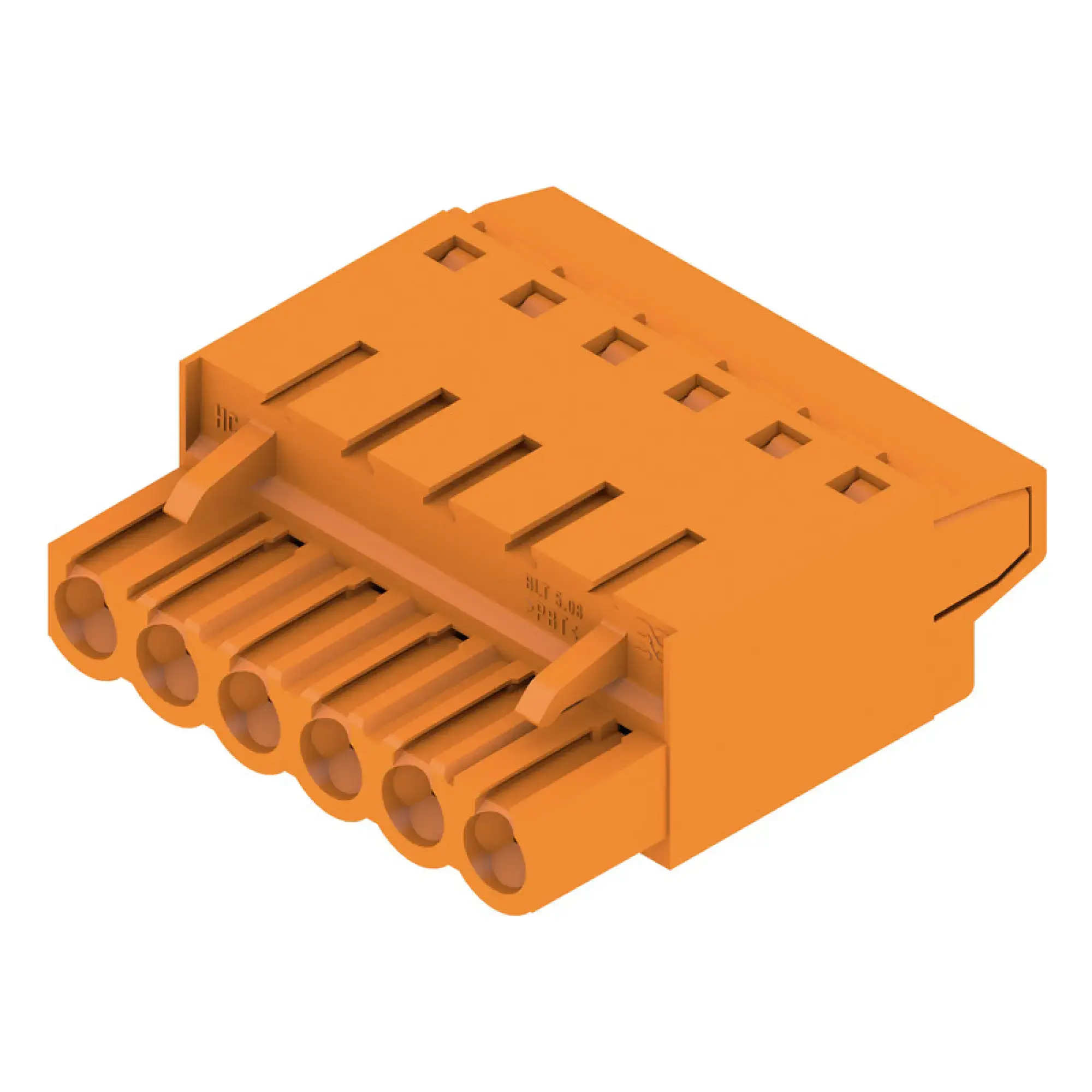Weidmüller 1499960000 PCB connector (wire connection), 320 V, 27 A, Pitch in mm: 5.08, 2.5 mm², Number of poles: 6, TOP connection, Box (img_001) Weidmüller 1499960000 PCB connector (wire connection), 320 V, 27 A, Pitch in mm: 5.08, 2.5 mm², Number of poles: 6, TOP connection, Box (img_001)