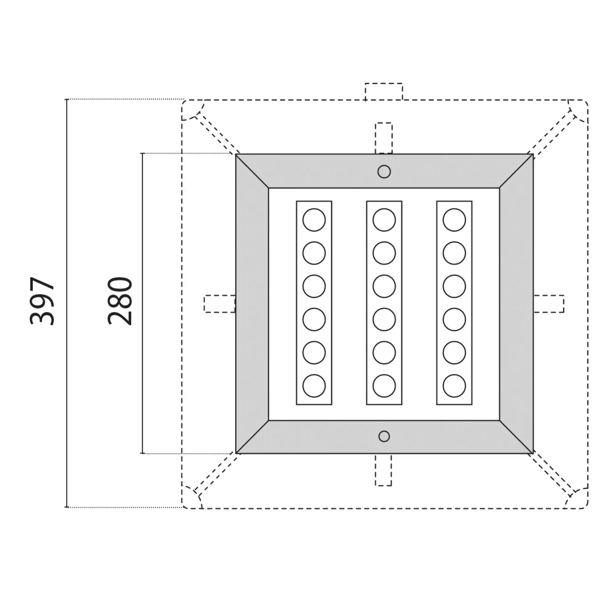 Performance iN Lighting 301484 LED-Bodeneinbauleuchte 3000K 19,8W statisch runde gebündelte Optik 301484 (img_003)