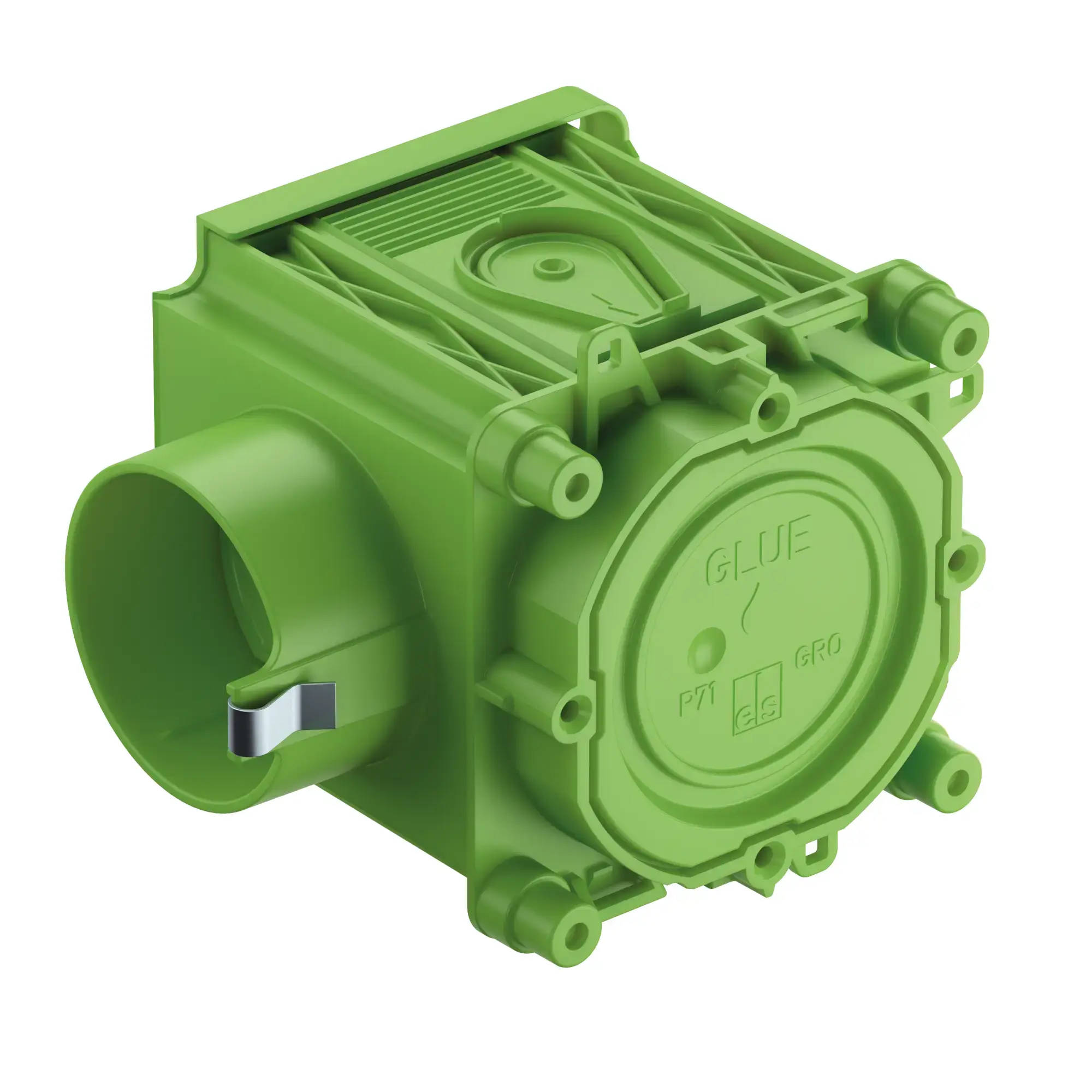 Spelsberg 98477501 Large conduit box , Type of protection IP30, Suitable for concrete construction, Rated insulation voltage 400V AC, VDE, Halogen free (img_001)