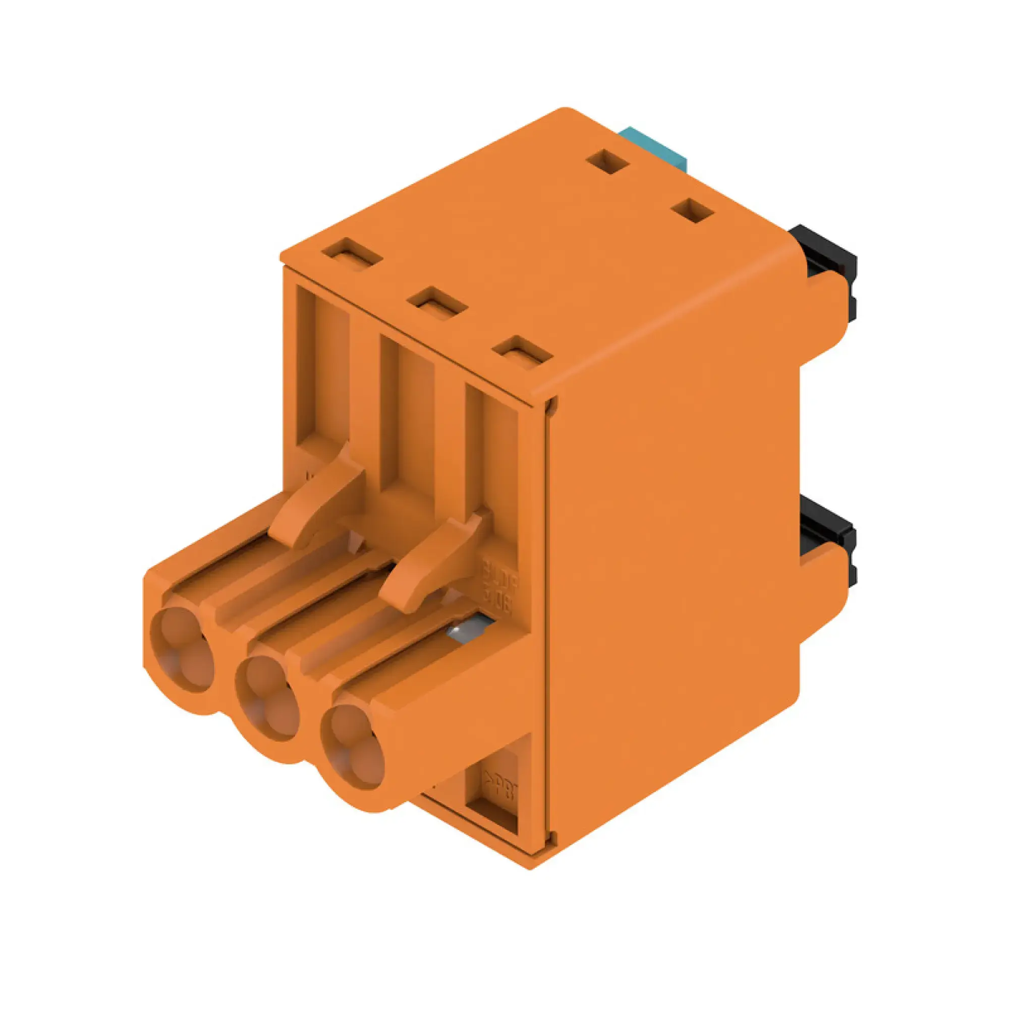 Weidmüller 2759190000 PCB connector (wire connection), 1000 V, 20.8 A, Pitch in mm: 5.08, 3.31 mm², Number of poles: 3, PUSH IN with actuator, Tension-clamp connection, Box (img_001)