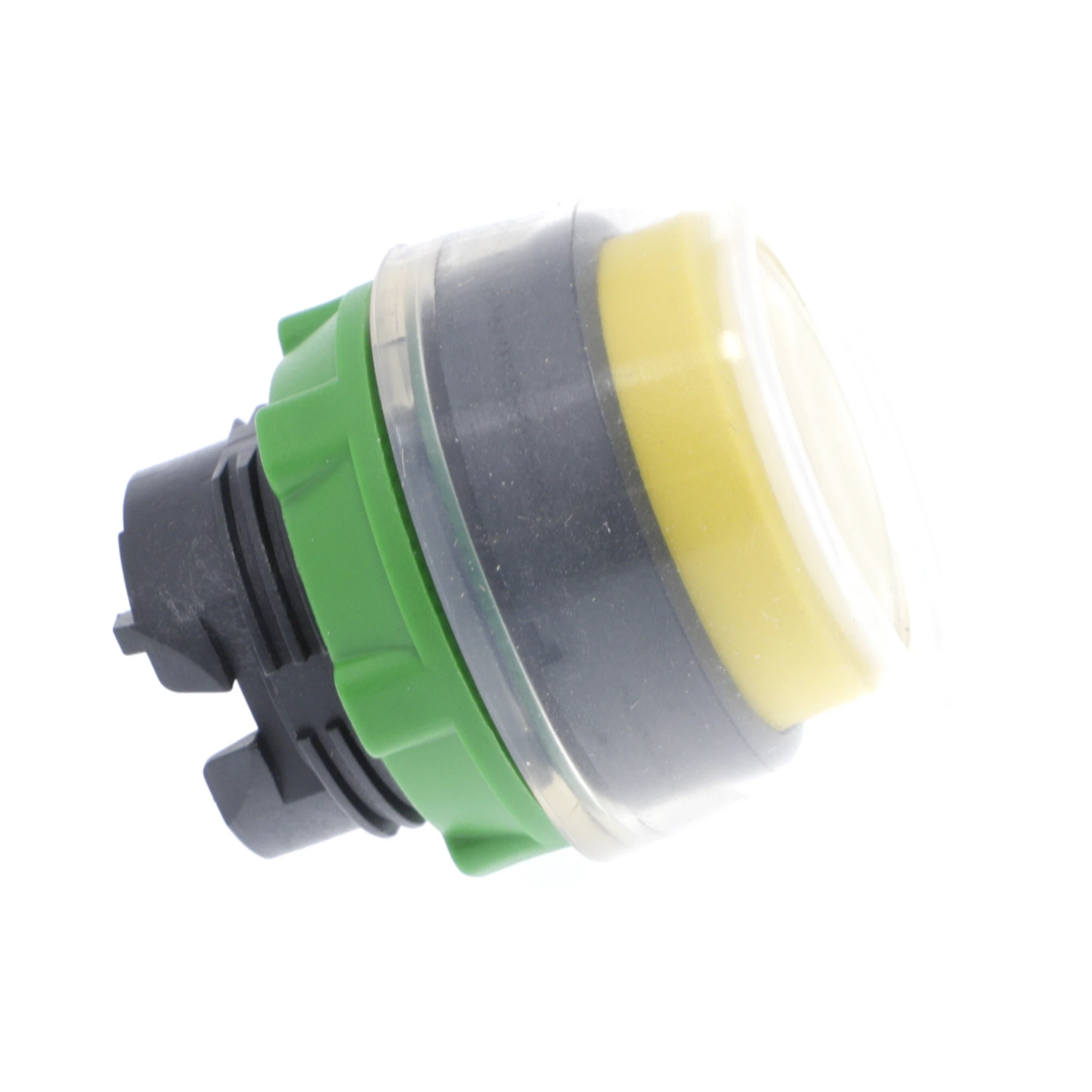 Schneider Electric ZB5AP5 Push-button, front element, Harmony XB5, plastic, 22 mm, yellow, protruding, unmarked, momentary, with protective cap (img_003)