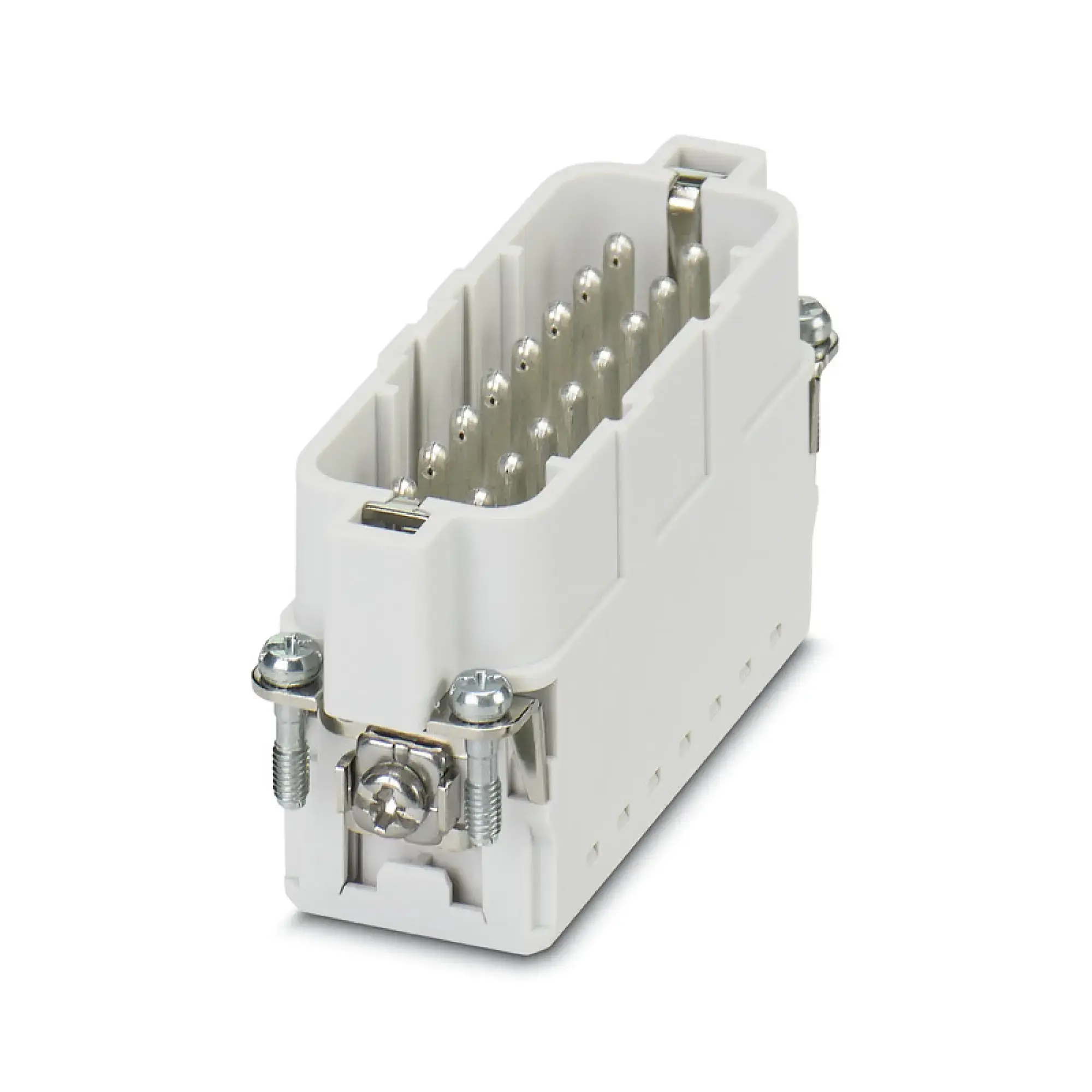 Weidmüller 3124570000 Module insert for industrial connector, 250 V, 16 A, Cat. 6A, Number of poles: 16, PUSH IN, Male, Required plug-in slots: (img_001)