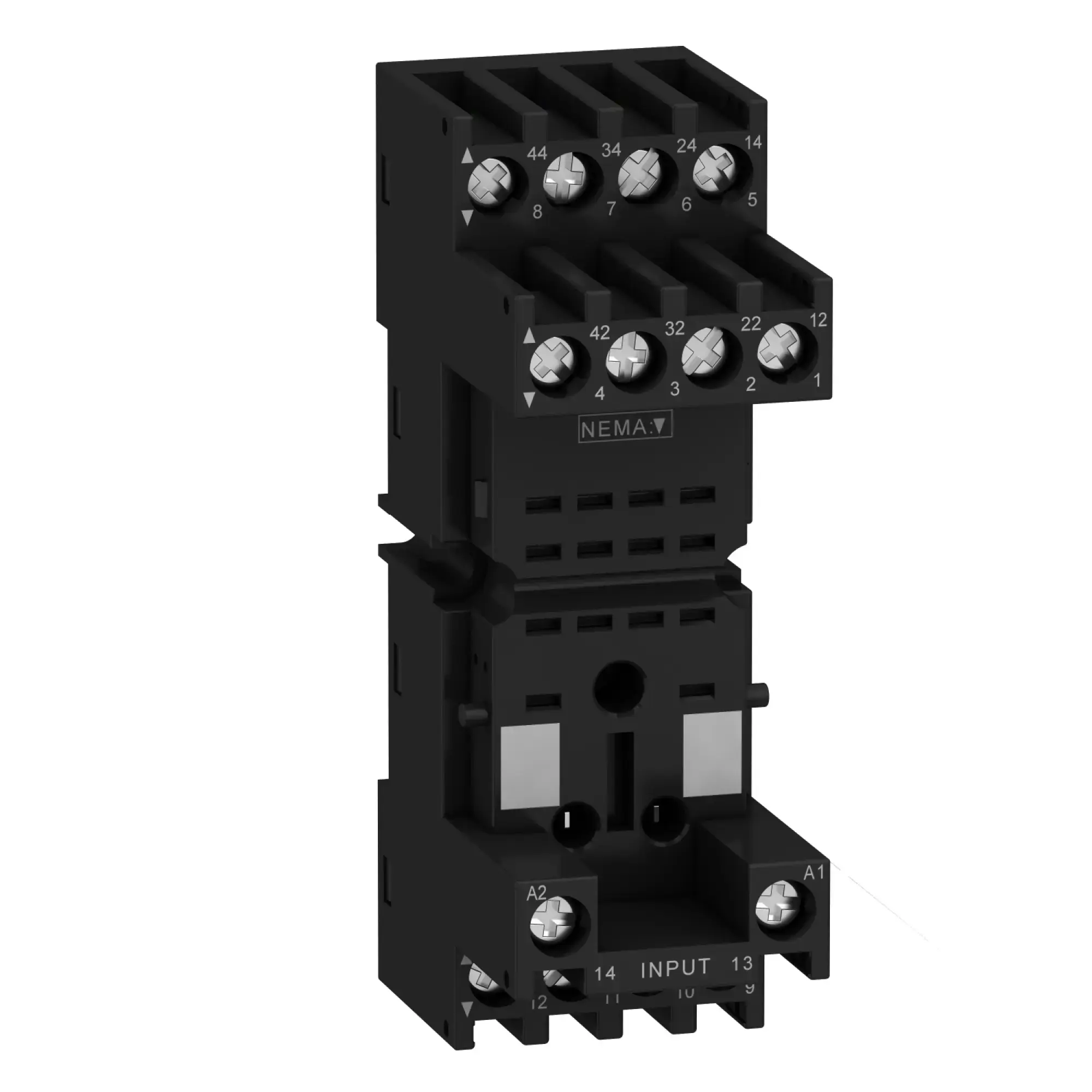Schneider Electric RXZE2M114M Base for RXM+REXL, 2 or 4 pole, mixed contacts, box terminals (img_003)