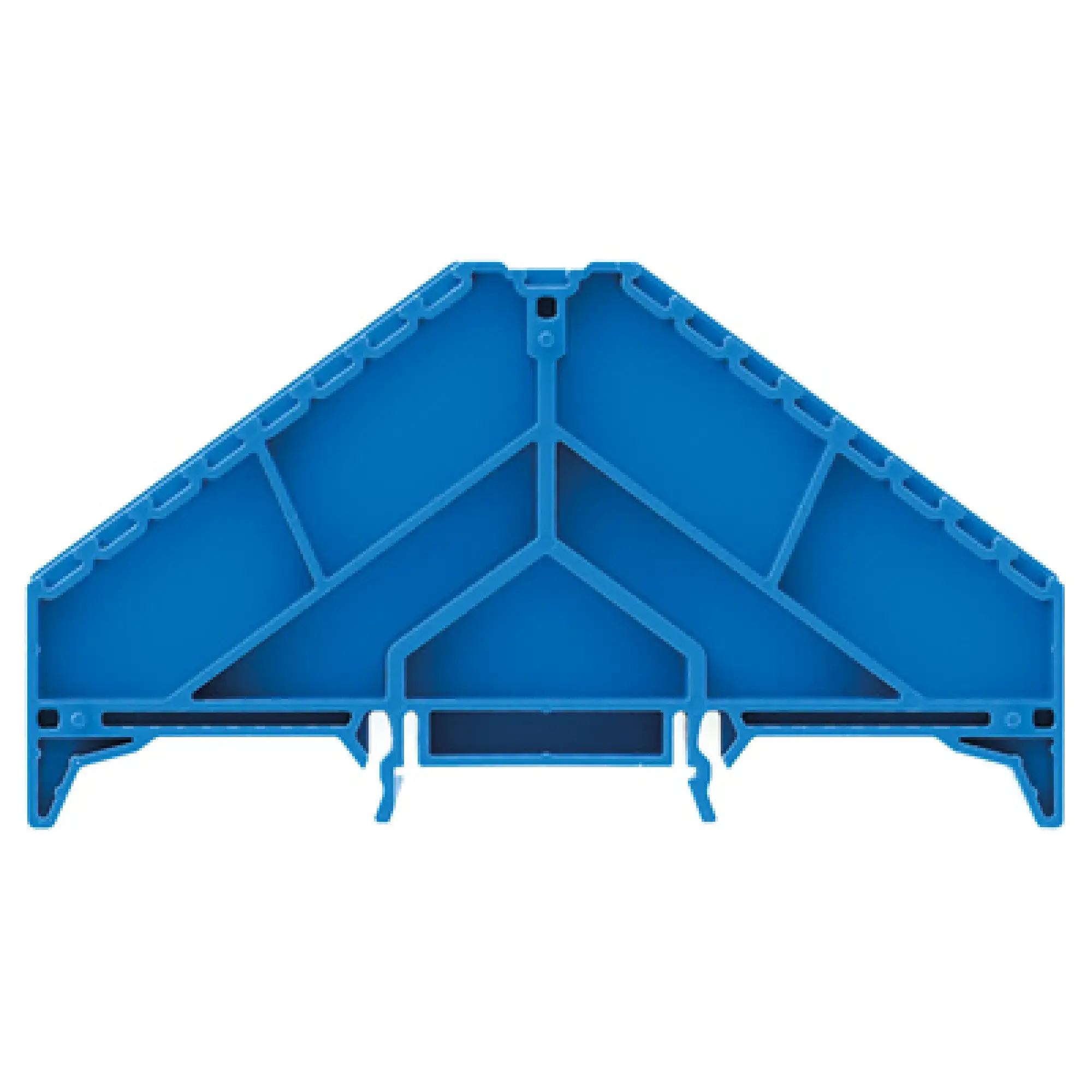 Weidmüller 1267970000 Marker holder (terminal), P-series, Number of levels: 8, TS 35 x 7.5, blue (img_001)