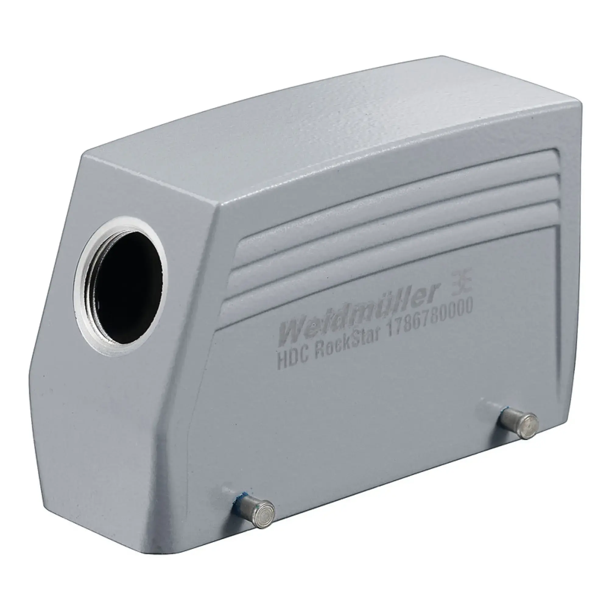 Weidmüller 1661320000 Housing (industry plug-in connectors), Cable entry from side, Plug housing, Side-locking clamp on lower side, Size: 8, IP65 (in plugged condition) (img_001)