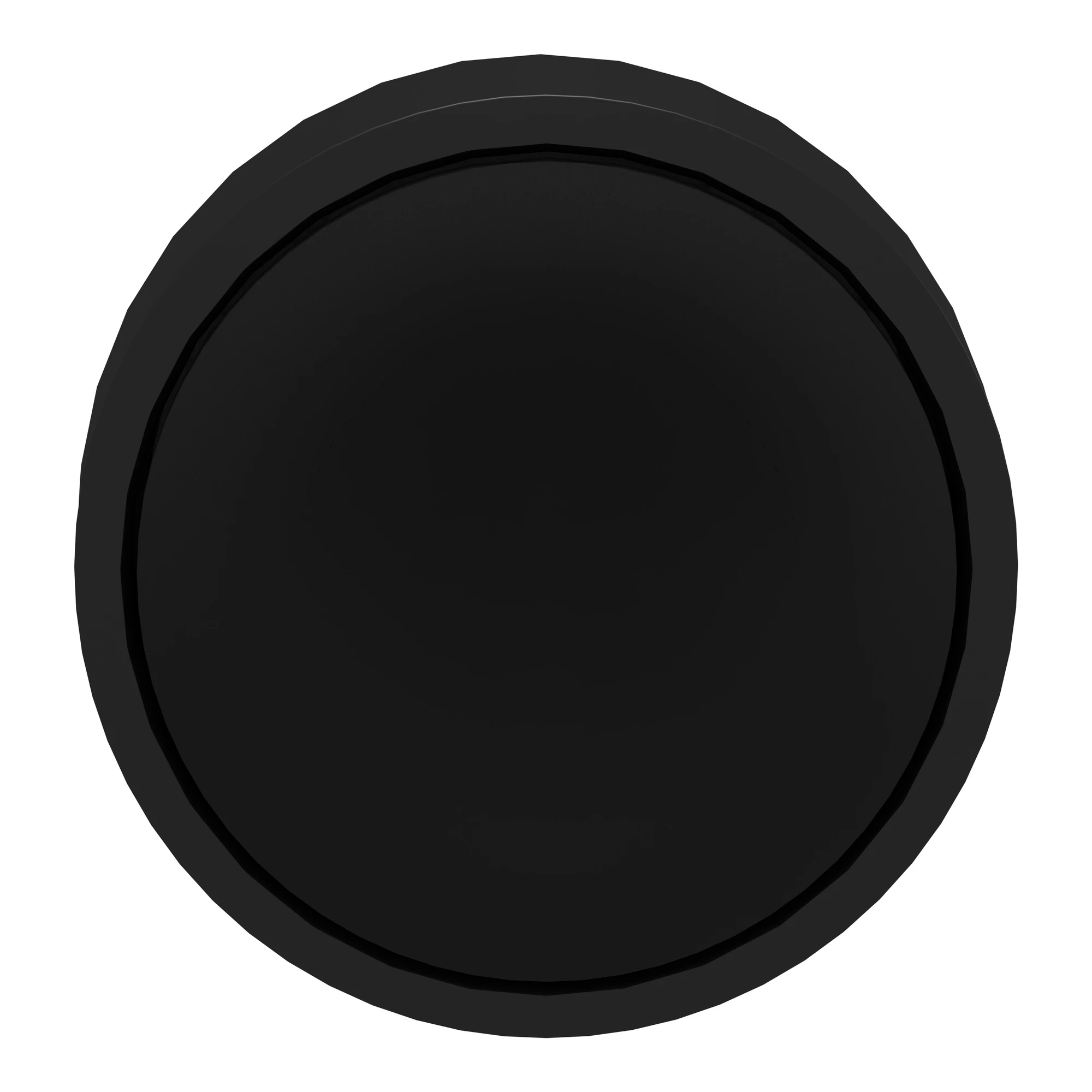 Schneider Electric ZB4BA27 Pushbutton, Front Element, Harmony XB4, Metal Black, 22mm, Black, Unlabeled, Momentary (img_006)