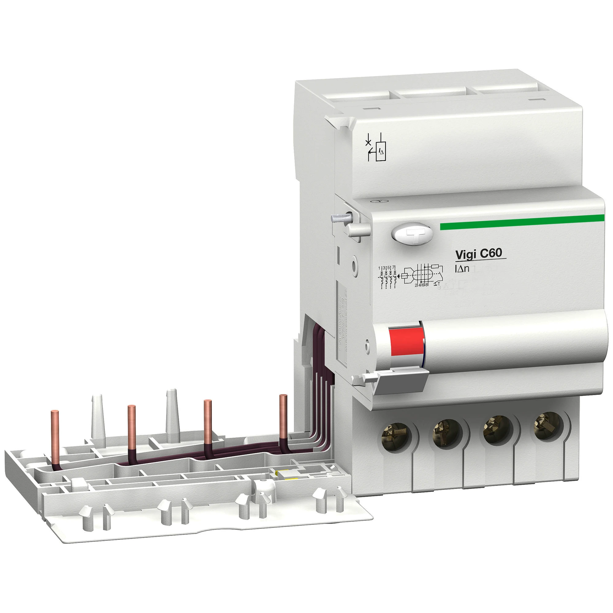 Schneider Electric M9V14463 Multi 9 OEM Vigi C60 4-pole 63A 300mA Type AC for C60 circuit breaker (img_001) Schneider Electric M9V14463 Multi 9 OEM Vigi C60 4-pole 63A 300mA Type AC for C60 circuit breaker (img_001)