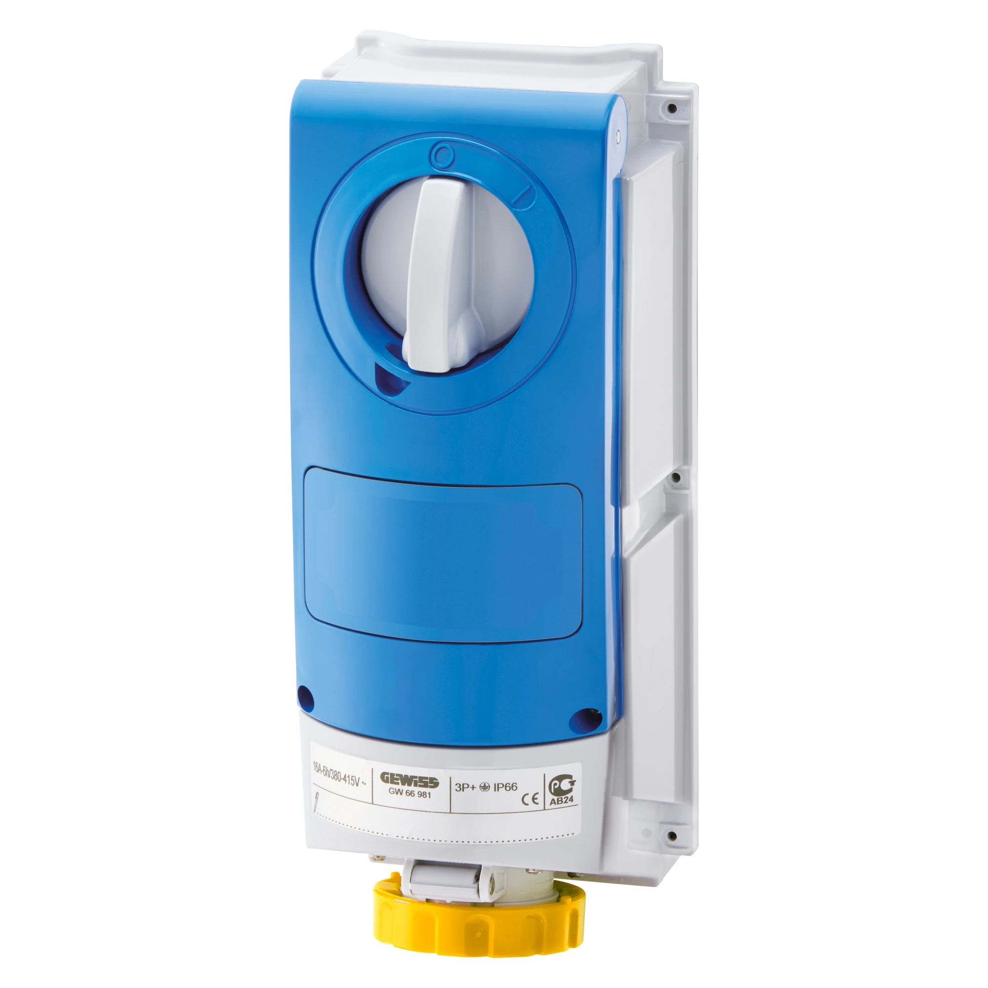 GEWISS GW66547 IEC Steckdose schaltbar senkrecht ohne Gehaeuse 32A/4 pol. 110V IP66 (img_001) GEWISS GW66547 IEC Steckdose schaltbar senkrecht ohne Gehaeuse 32A/4 pol. 110V IP66 (img_001)
