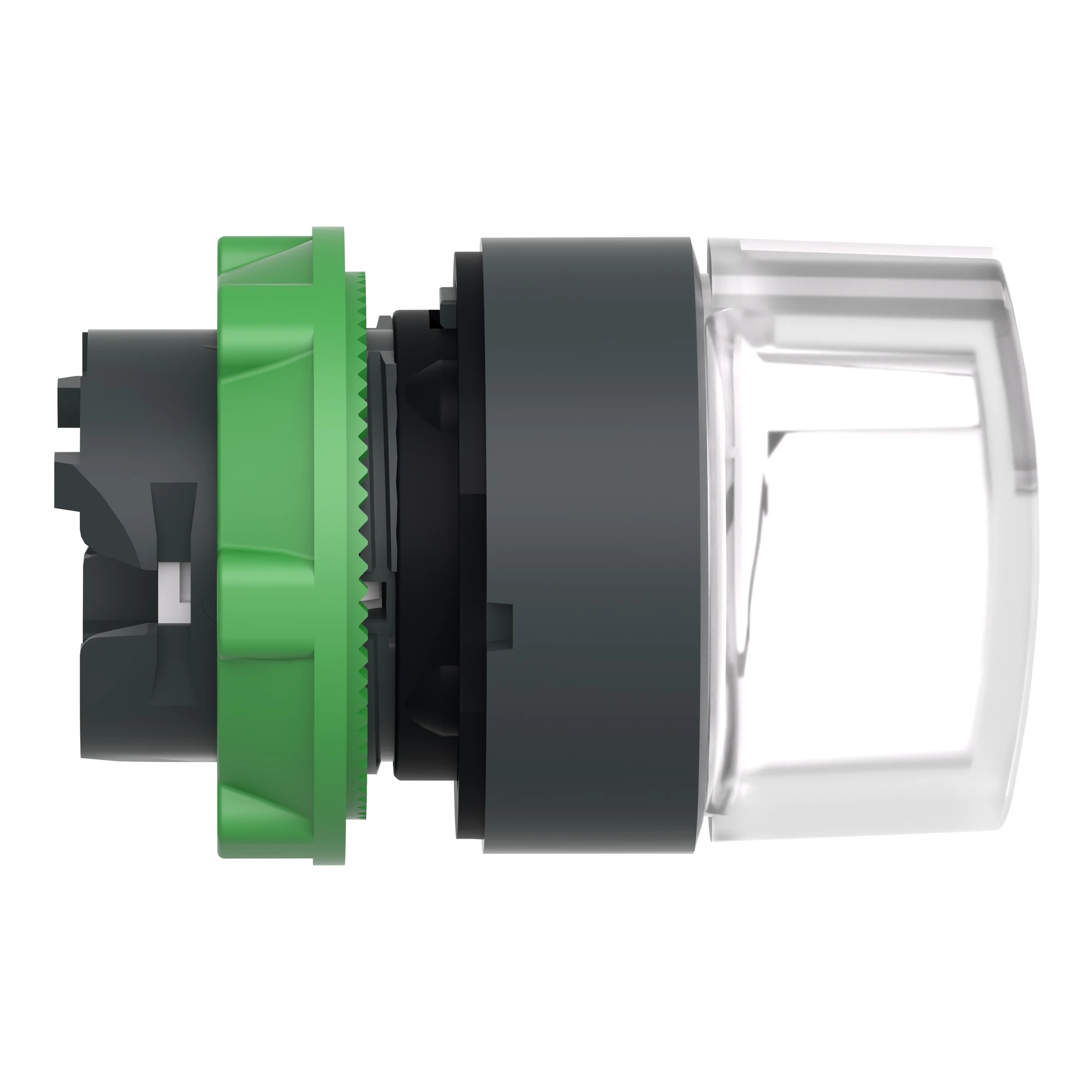 Schneider Electric ZB5AK1713 Illuminated selector switch, front element, Harmony XB5, plastic, 22mm, white, for universal LED, 3 positions, momentary left (img_004)