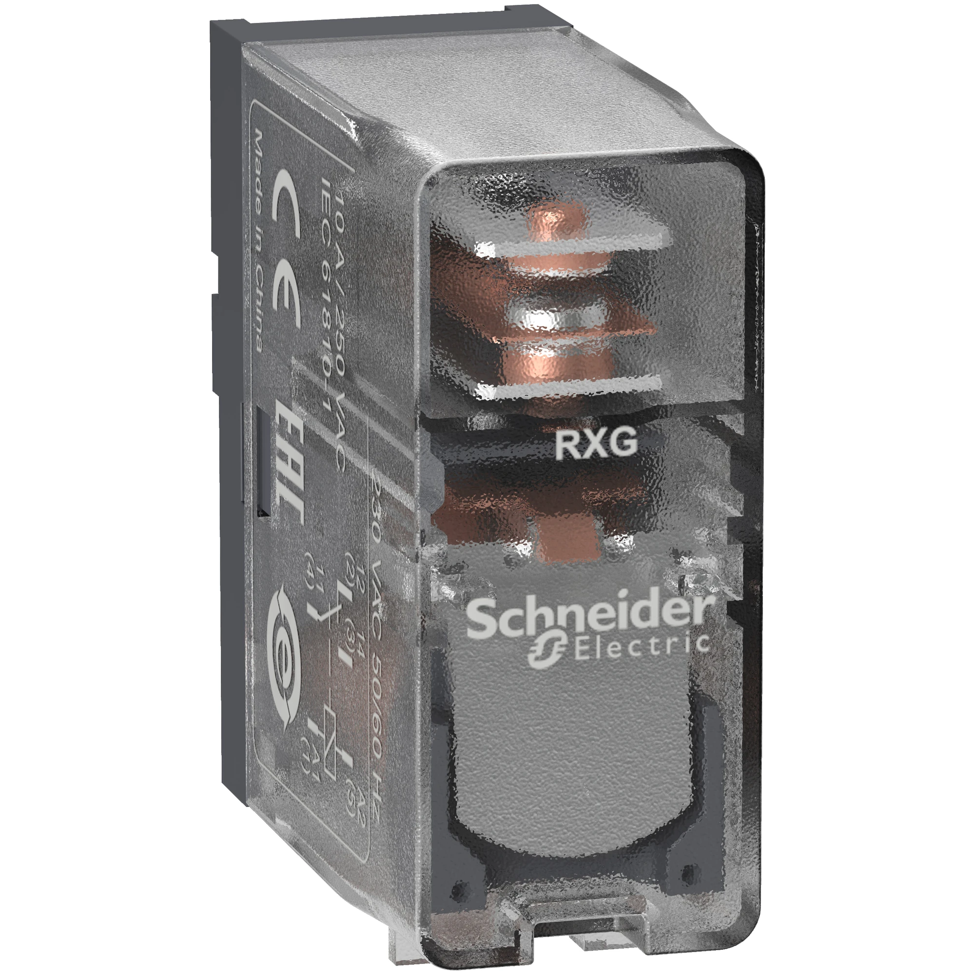 Schneider Electric RXG15P7 Plug-in Interface Relay RXG, 1 C/O, 10 A, 230VAC, Clear Case (img_001) Schneider Electric RXG15P7 Plug-in Interface Relay RXG, 1 C/O, 10 A, 230VAC, Clear Case (img_001)