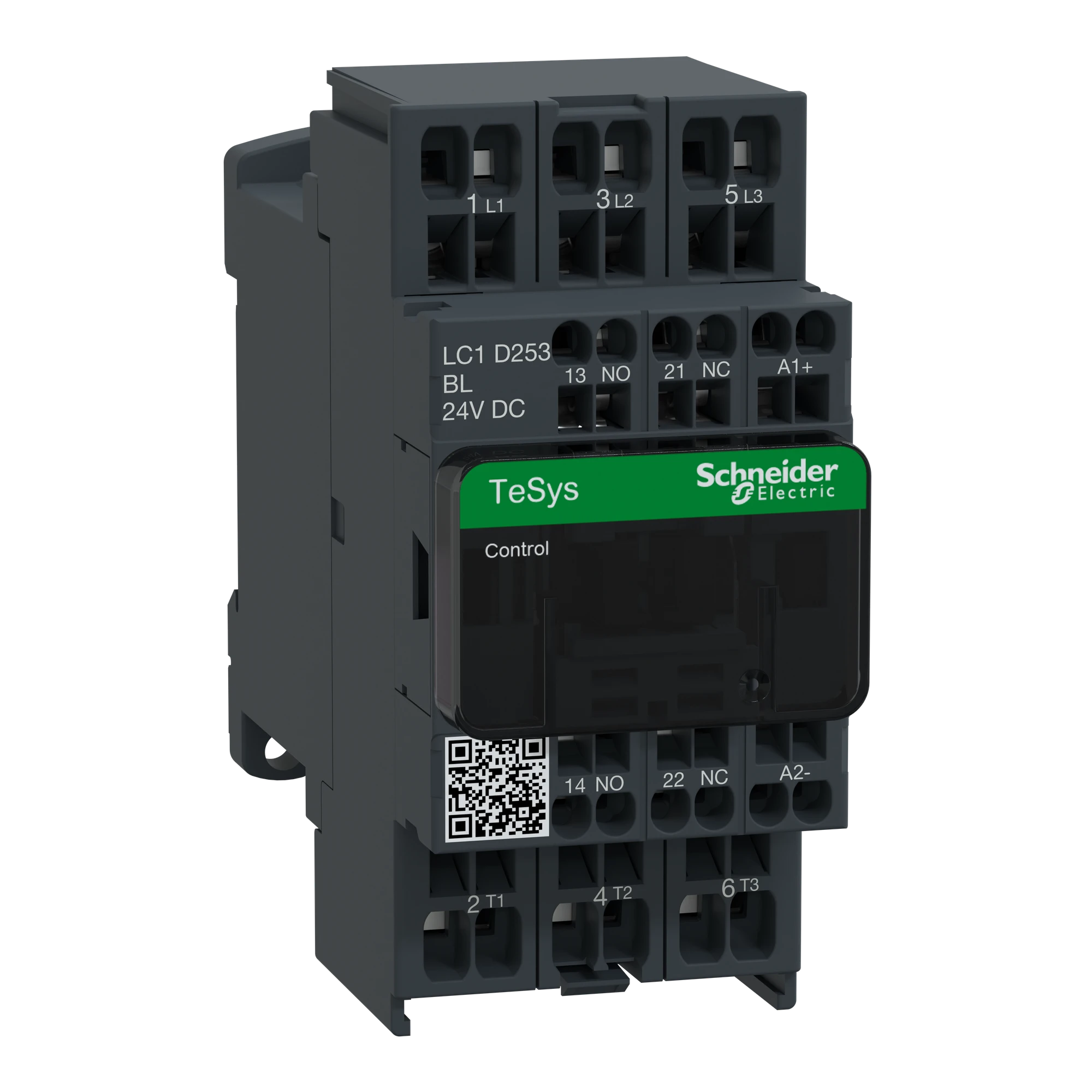 Schneider Electric LC1D253BL Power contactor LC1D 3p, +1NO+1NC, 11 kW, 25 A, 400 V AC3, coil 24 V DC (img_001)