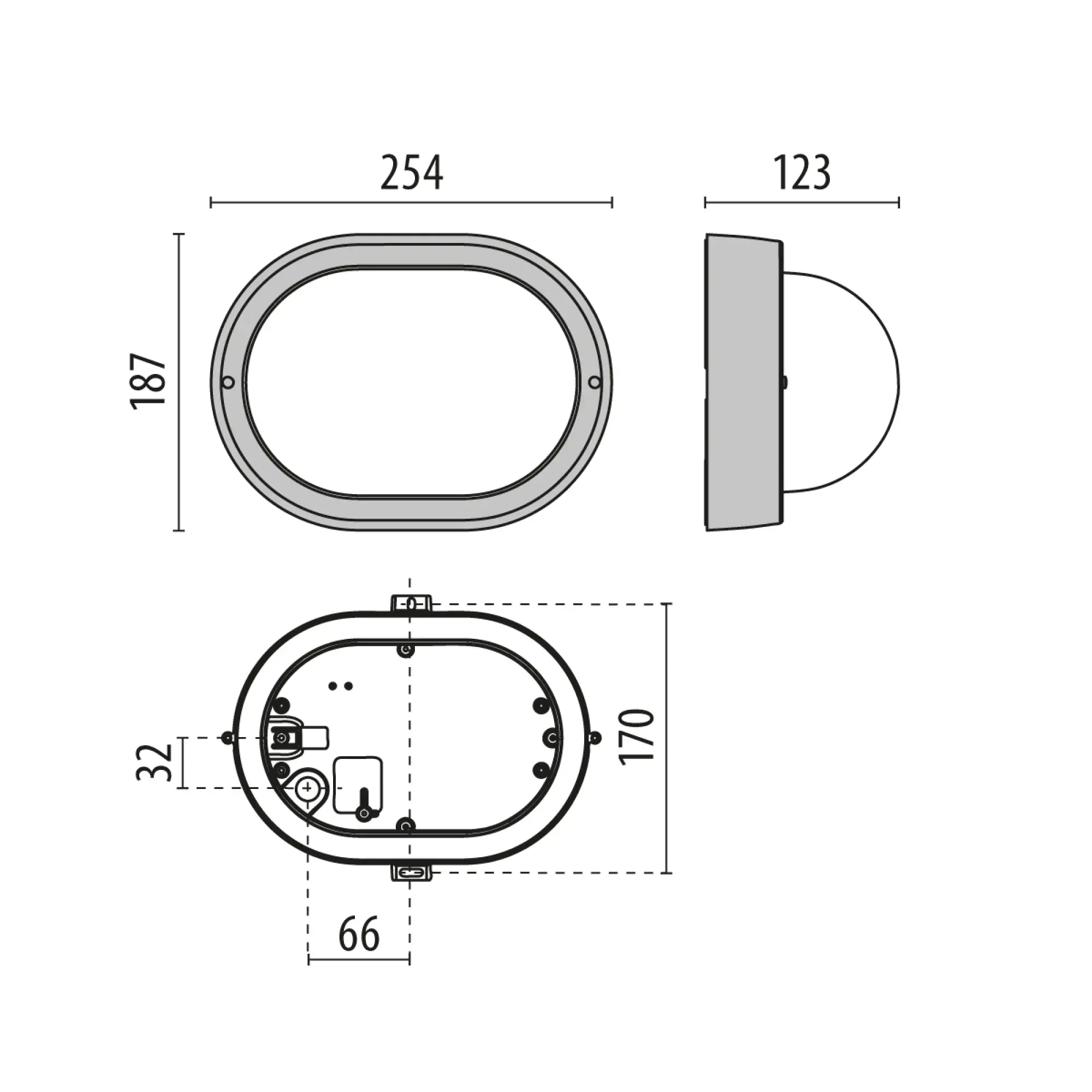 Performance iN Lighting 3100200 LED-Wandleuchte 3000K 6,5W statisch symmetrische extrabreite Streuoptik 3100200 (img_003)