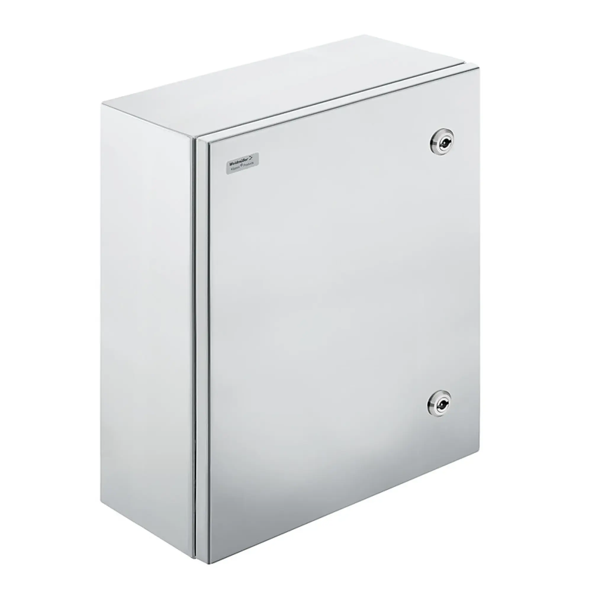 Weidmüller 8000090367 Metal housing, Width: 400 mm, Height: 500 mm, Depth: 200 mm, untreated, Flange plate: Yes, Bottom, Quarter-turn fastener with double-bit insert (img_001) Weidmüller 8000090367 Metal housing, Width: 400 mm, Height: 500 mm, Depth: 200 mm, untreated, Flange plate: Yes, Bottom, Quarter-turn fastener with double-bit insert (img_001)