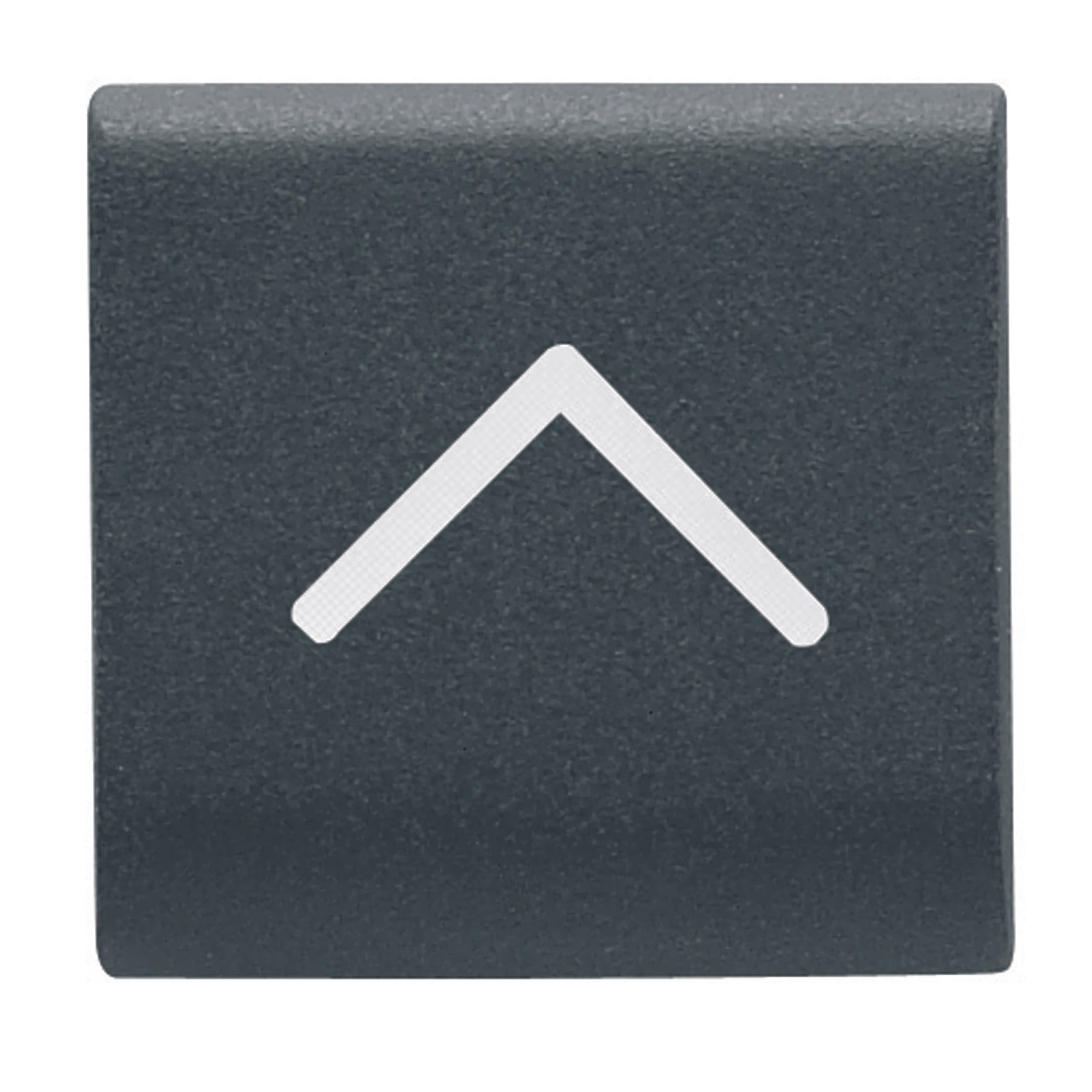 GEWISS GW12545 INTERCHANGEABLE BUTTON KEY - 22X22mm - VERTICAL ARROW - SATIN BLACK - CHORUSMART (img_001)