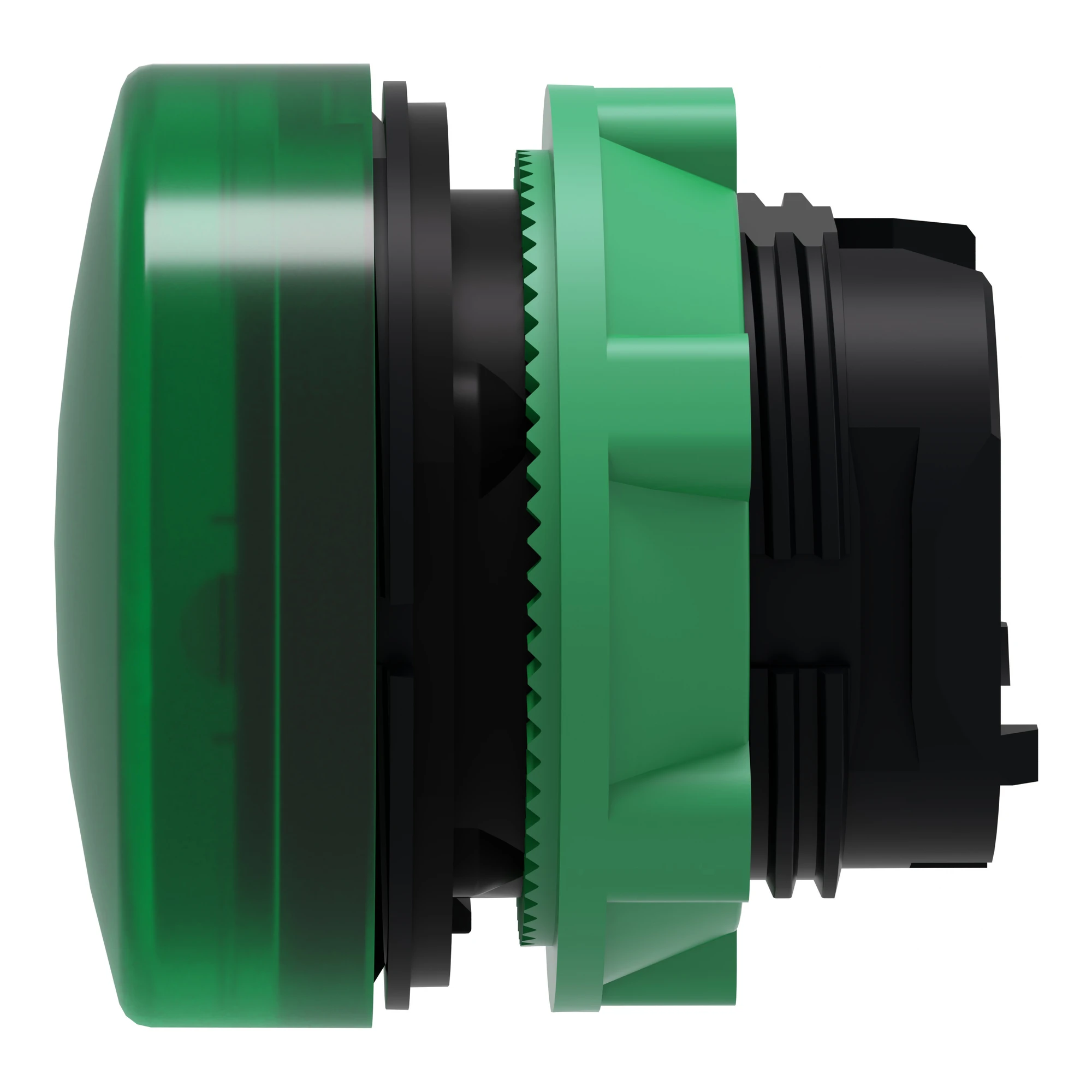 Schneider Electric ZB5AV033 Pilot light, front element, Harmony XB5, plastic, 22mm, green, for universal LED, smooth dome (img_007)