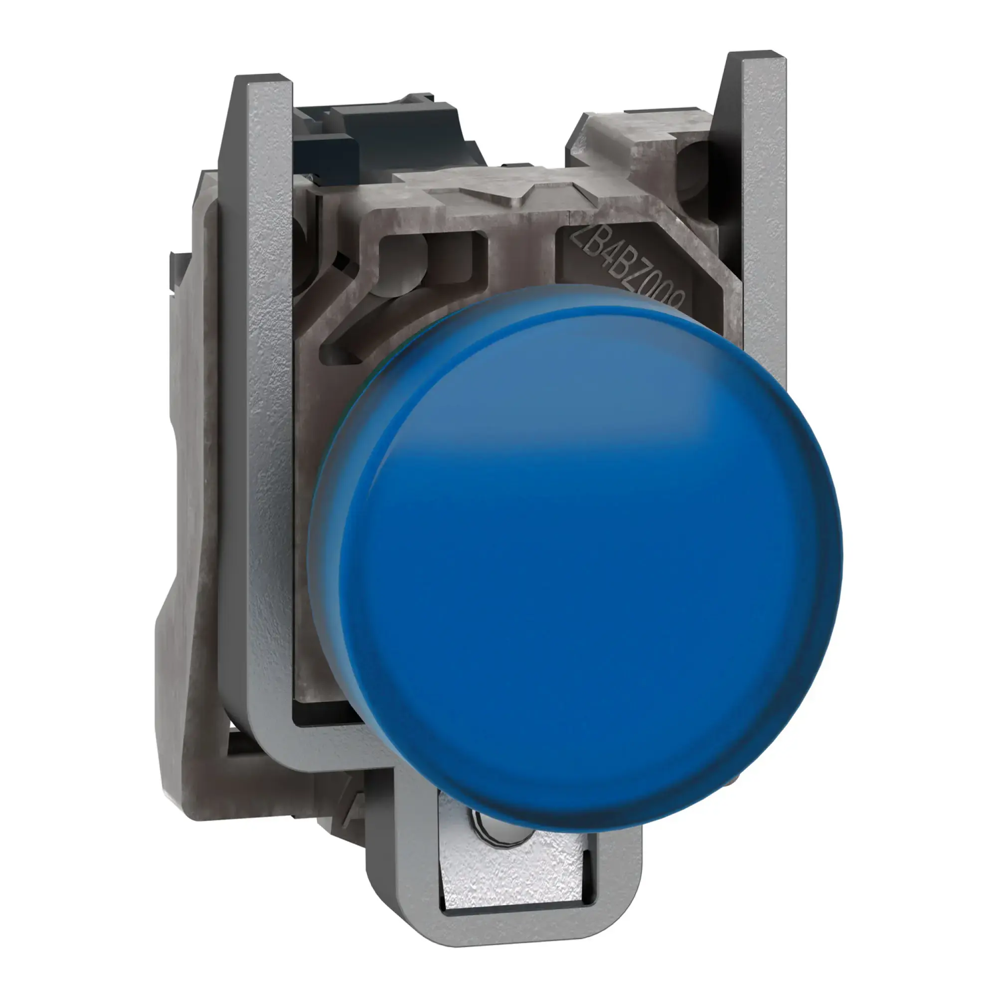Schneider Electric XB4BVGM6T Pilot light, Harmony XB4, Metal, 22mm, blue, incl. universal LED module with protection, 110-240V AC (img_010)