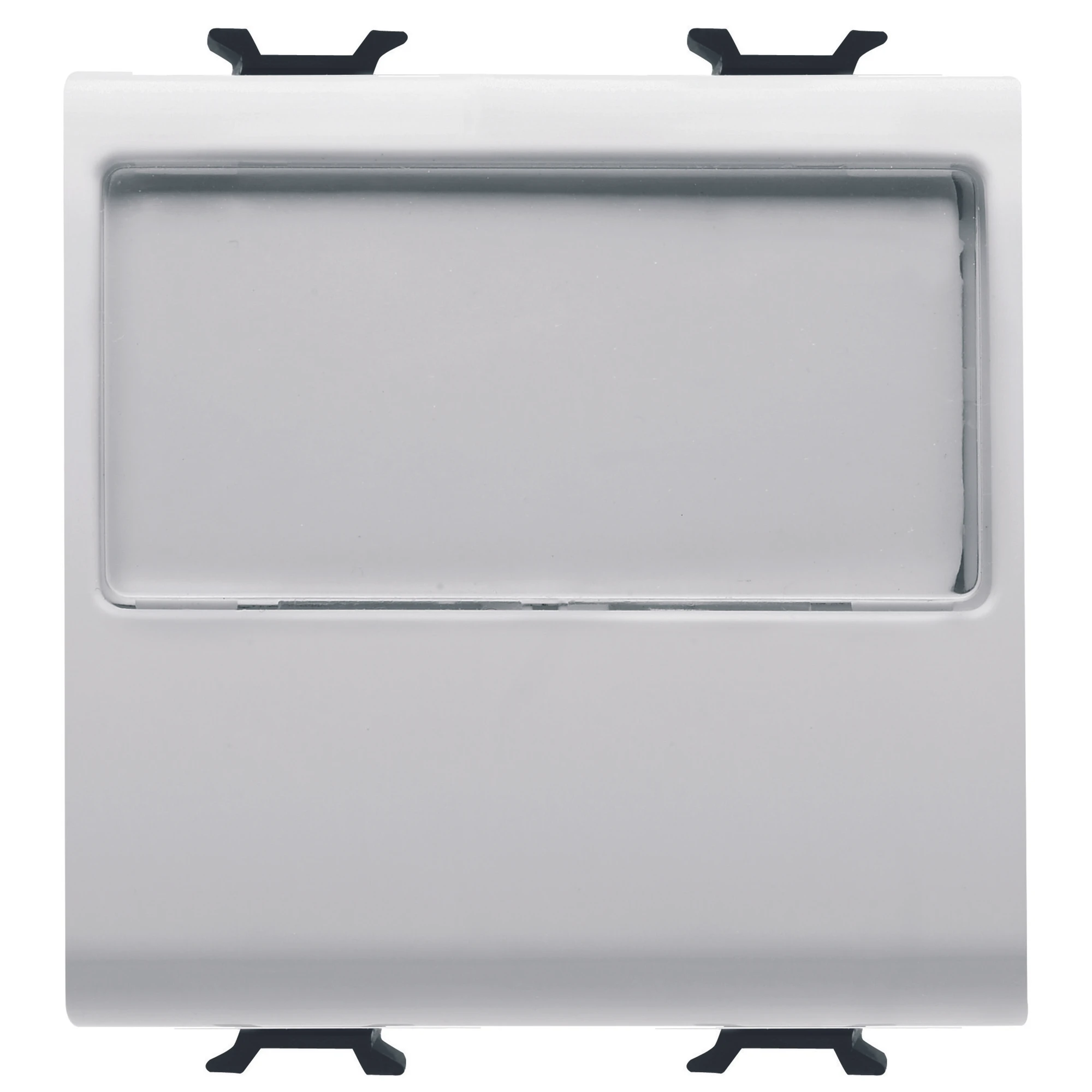 GEWISS GW10191 PUSH-BUTTON WITH ILLUMINATED NAME PLATE 250V ac - NO 10A - 2 MODULES - GLOSSY WHITE - CHORUSMART (img_001)