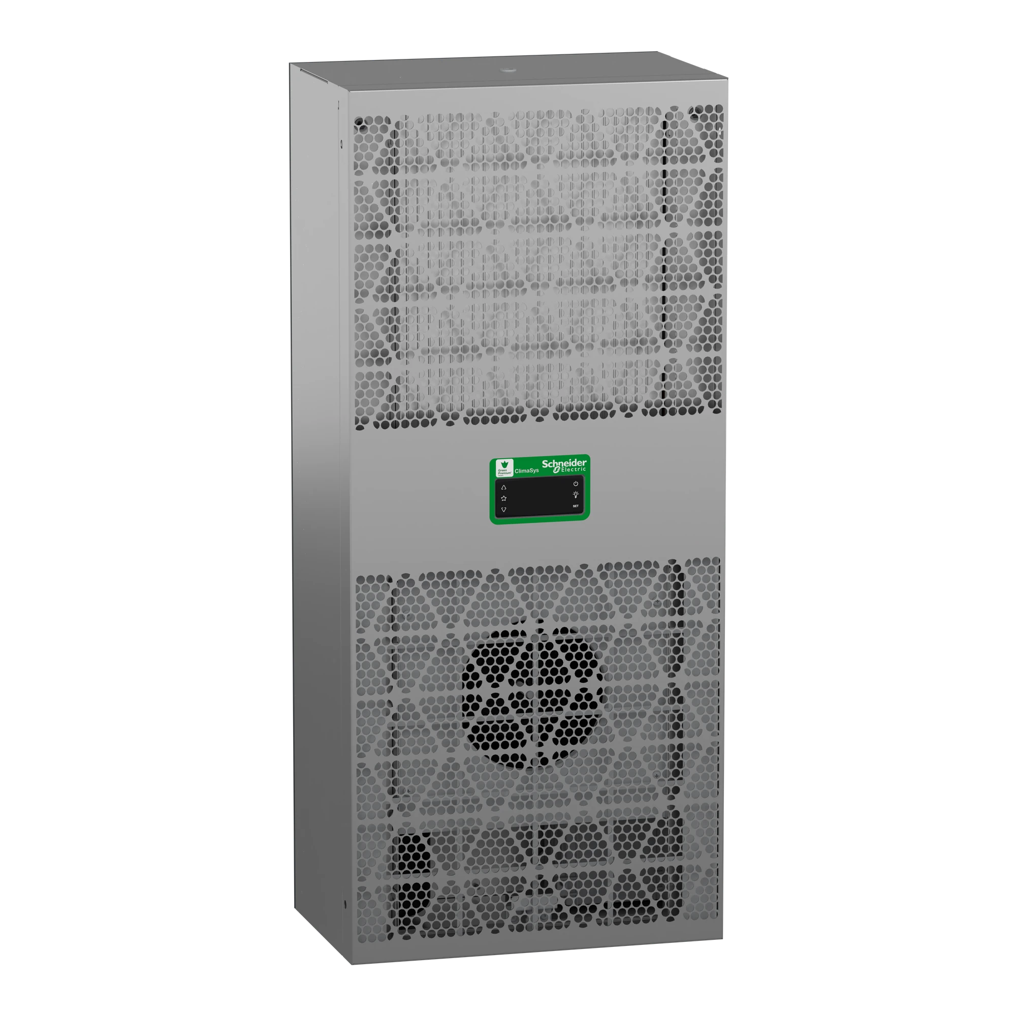 Schneider Electric NSYCUX1K2P4DG Wall-mounted cooling unit, connected, Climasys CU, stainless steel, 1kW, 2 poles, 400/460V, 50/60Hz, IP55 (img_001)