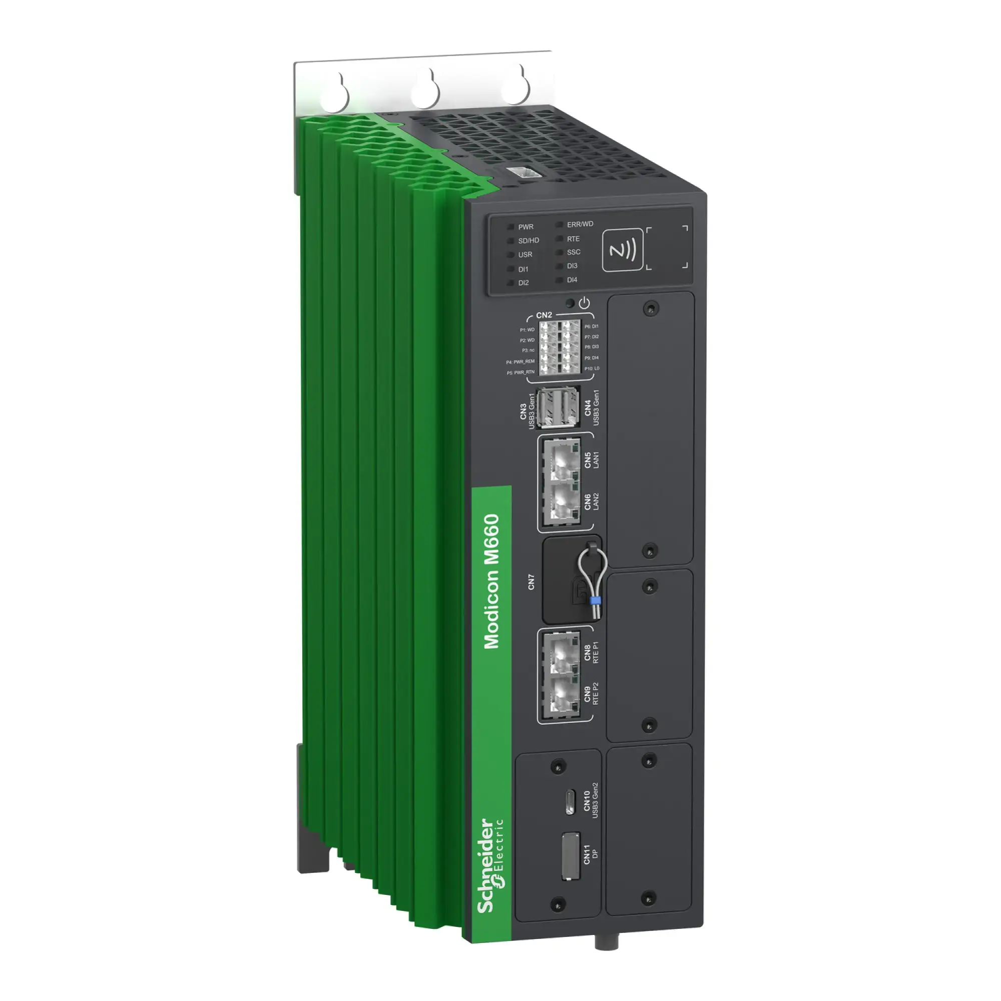 Schneider Electric MN660P253N2011W0 Compute-Motion-Controller, Intel Core i3, 8 GB, 3 Ethernet-Anschlüsse, 256 GB, Win11, Modicon M660 MN660P253N2011W0 (img_001)