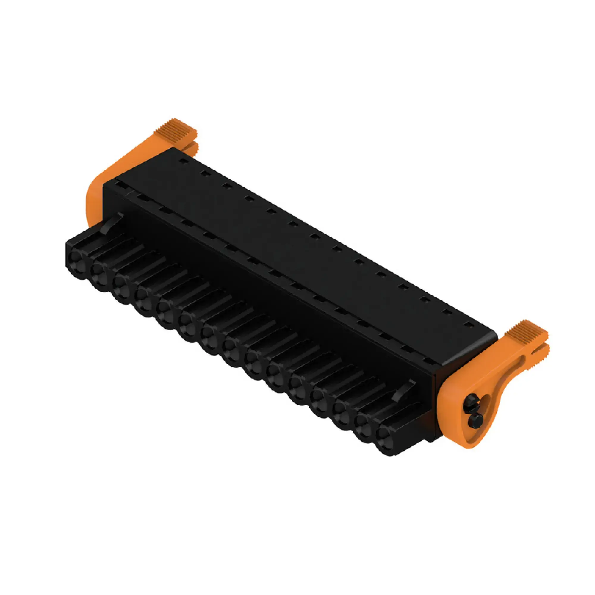 Weidmüller 1015680000 PCB connector (wire connection), 320 V, 23 A, Pitch in mm: 5.00, 3.31 mm², Number of poles: 15, PUSH IN with actuator, Box (img_001)