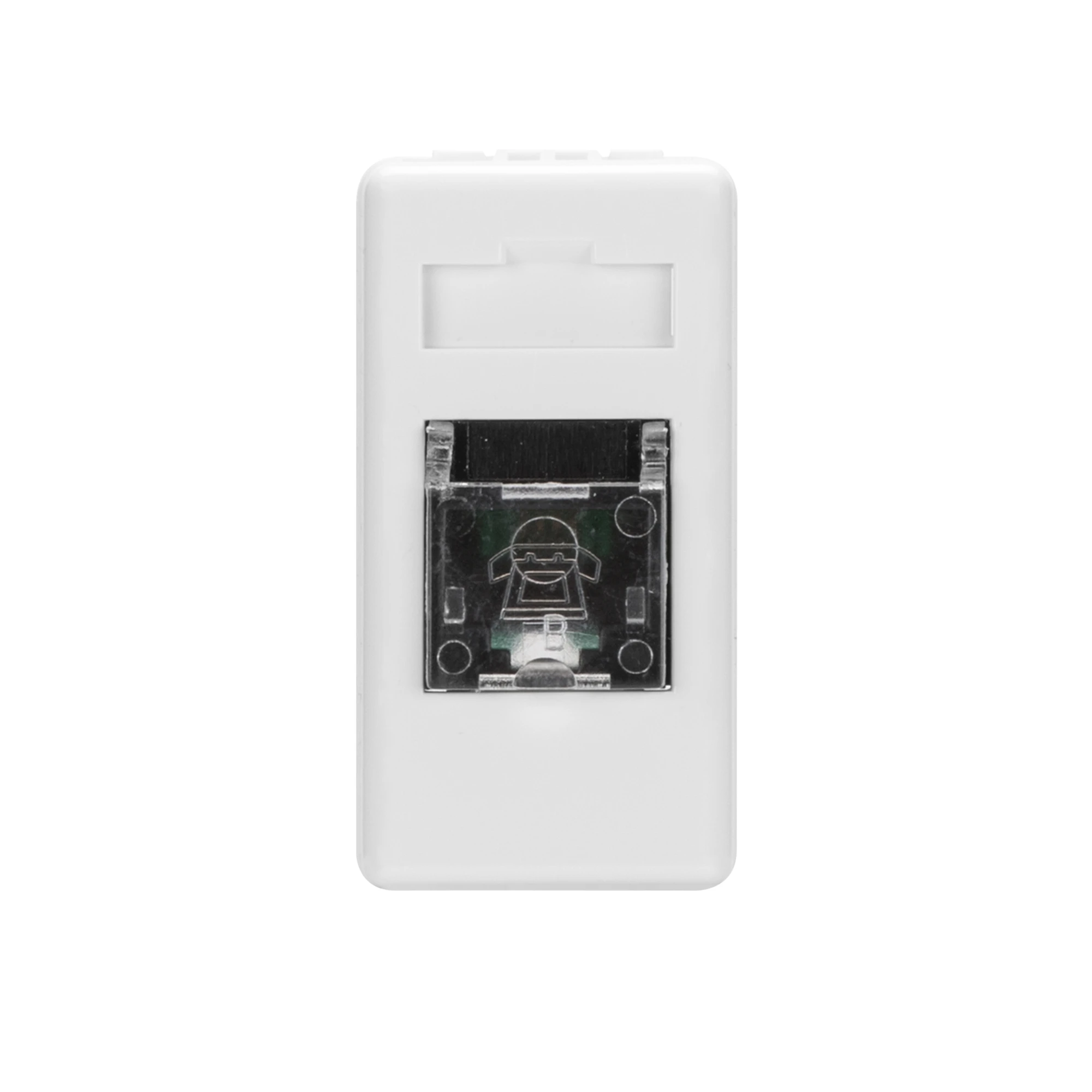 GEWISS GW20251 TELEPHONE SOCKET - RJ11 - 2 PAIRS - TWISTED PAIR - SCREW-ON TERMINALS - 1 MODULE - SYSTEM WHITE (img_001) GEWISS GW20251 TELEPHONE SOCKET - RJ11 - 2 PAIRS - TWISTED PAIR - SCREW-ON TERMINALS - 1 MODULE - SYSTEM WHITE (img_001)