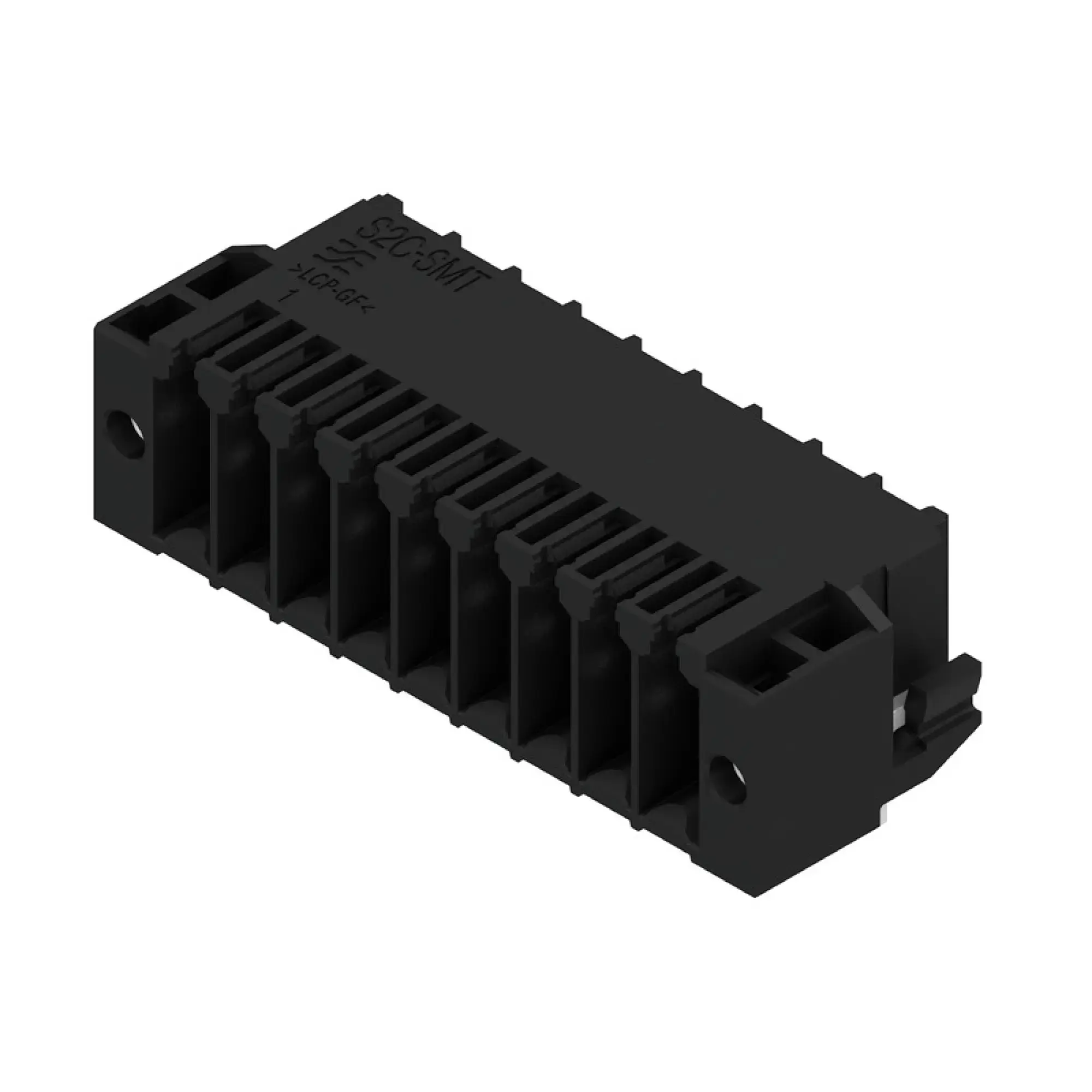 Weidmüller 1289930000 PCB connector (board connection), 160 V, 13.4 A, Pitch in mm: 3.50, Number of poles: 18, THT/THR solder connection, Box (img_001)