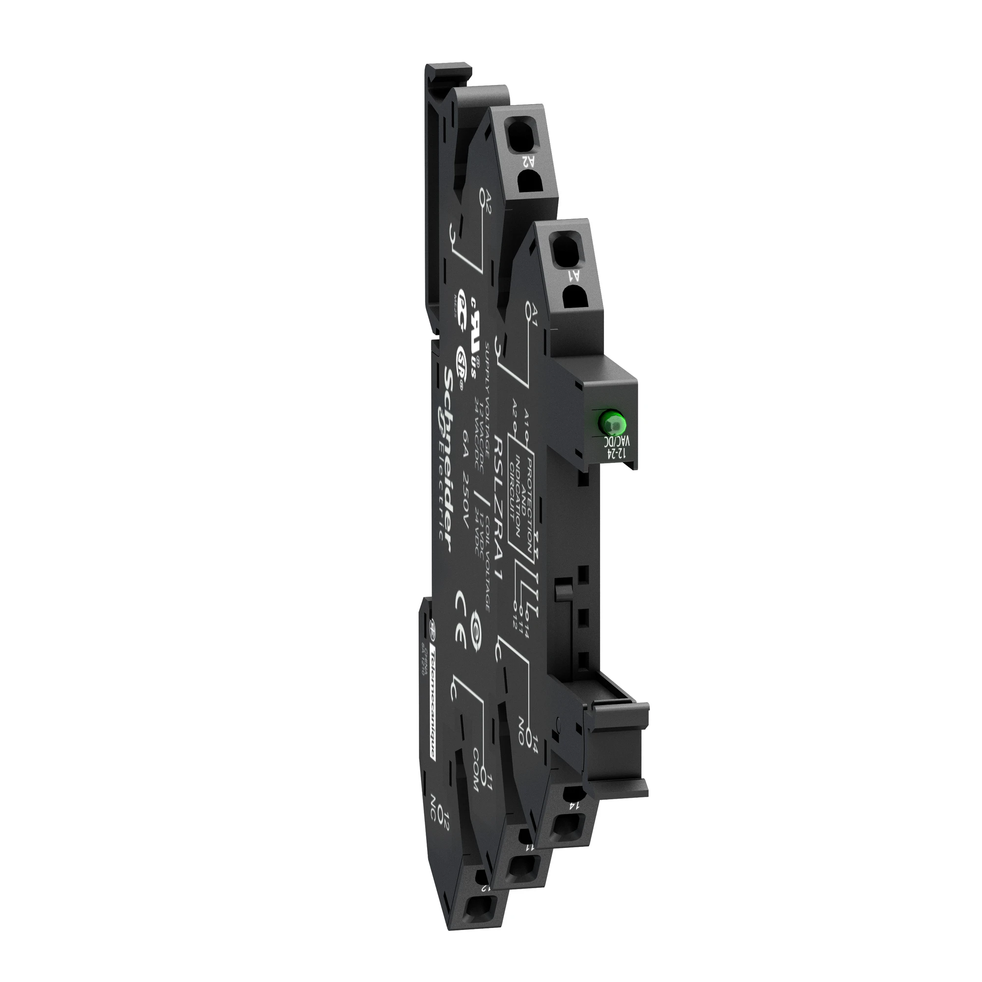 Schneider Electric RSLZRA2 Base for Slim Interface Relay RSL, LED, Spring Clamp, 48/60 VAC/DC (img_001) Schneider Electric RSLZRA2 Base for Slim Interface Relay RSL, LED, Spring Clamp, 48/60 VAC/DC (img_001)