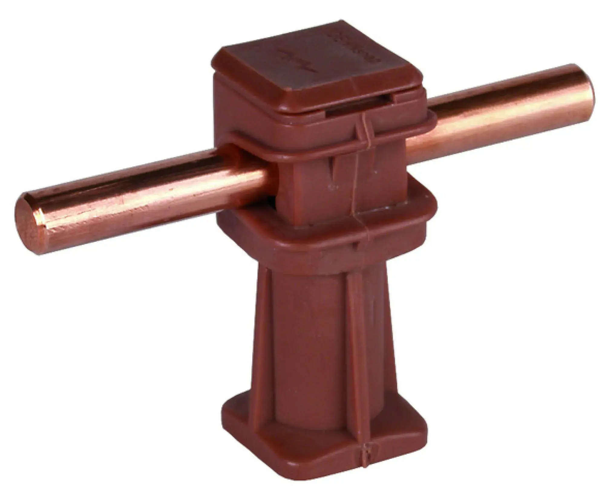 Dehn 204027 Conductor holder DEHNsnap plastic brown H 36mm f. Rd 8mm with M6 thread (img_001) Dehn 204027 Conductor holder DEHNsnap plastic brown H 36mm f. Rd 8mm with M6 thread (img_001)