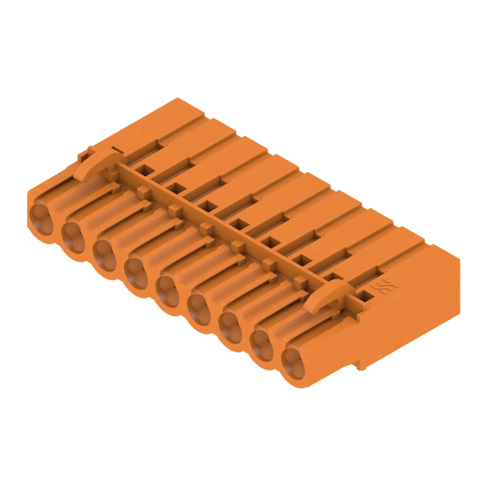 Weidmüller 1610560000 PCB connector (wire connection), 320 V, 21 A, Pitch in mm: 5.08, 2.5 mm², Number of poles: 9, Crimp connection, Box (img_001)