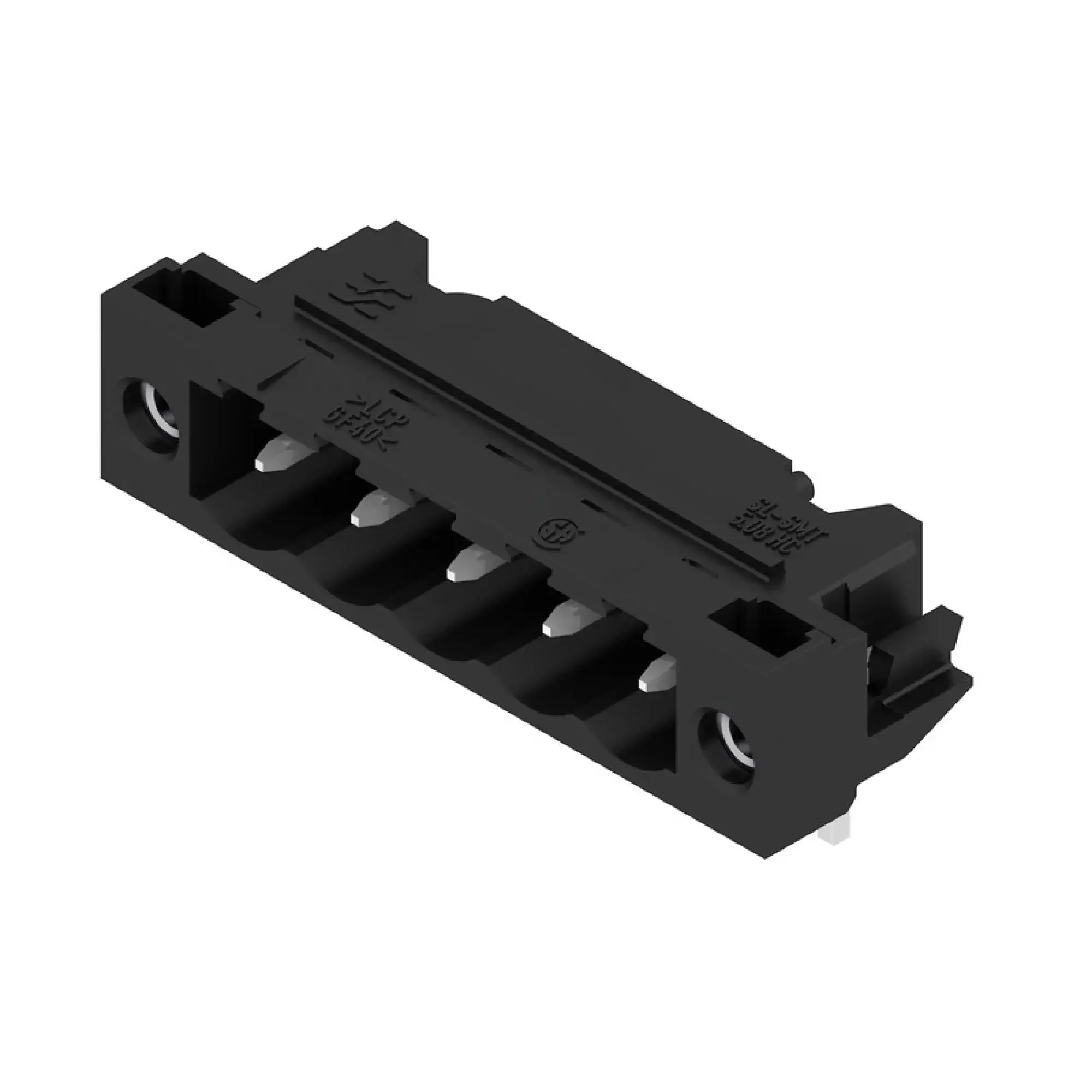 Weidmüller 1780440000 PCB connector (board connection), 320 V, 27.5 A, Pitch in mm: 5.08, Number of poles: 5, THT/THR solder connection, Box (img_001) Weidmüller 1780440000 PCB connector (board connection), 320 V, 27.5 A, Pitch in mm: 5.08, Number of poles: 5, THT/THR solder connection, Box (img_001)