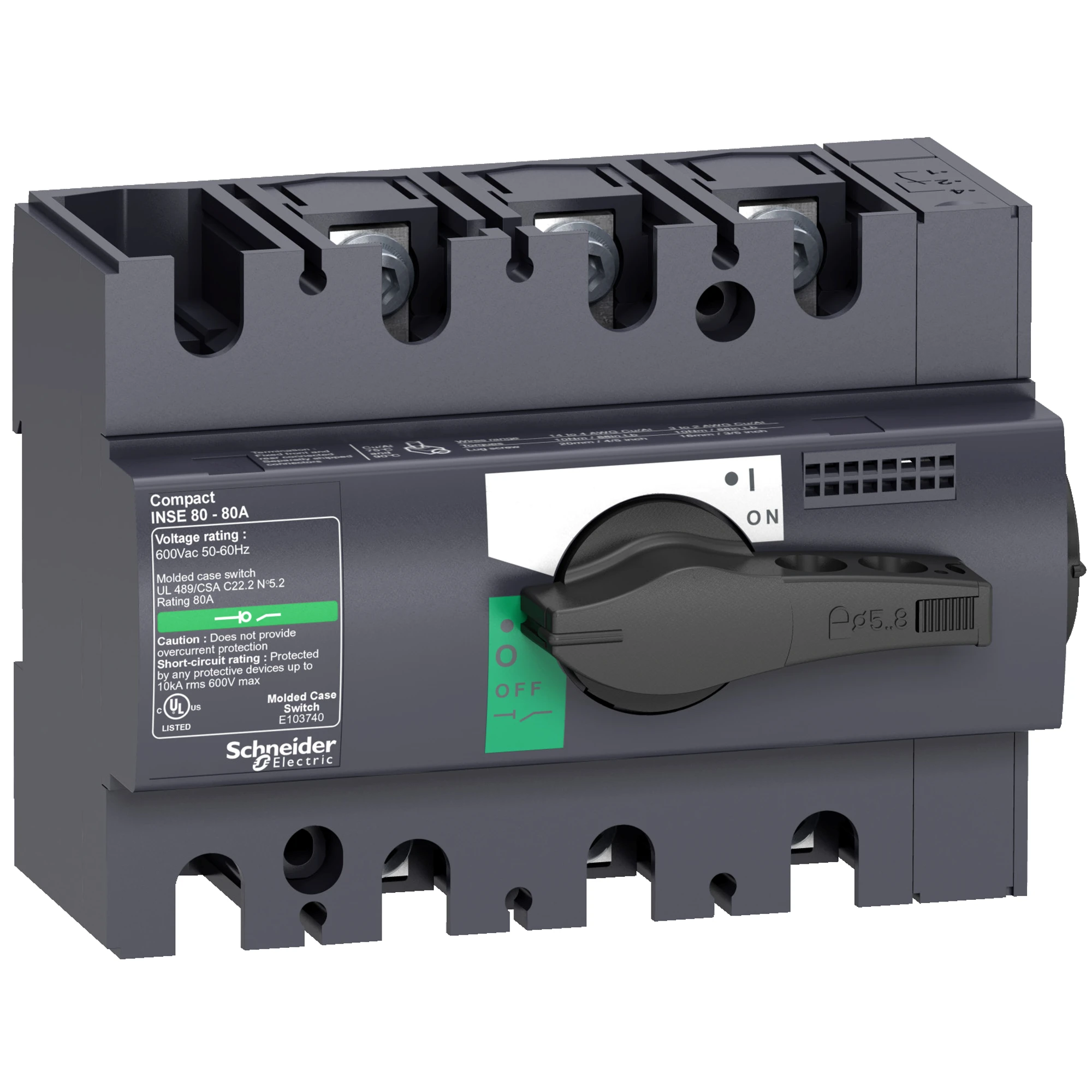 Schneider Electric 28998 Load disconnect switch ComPact INSE80 3P 80A with black rotary drive (img_001) Schneider Electric 28998 Load disconnect switch ComPact INSE80 3P 80A with black rotary drive (img_001)