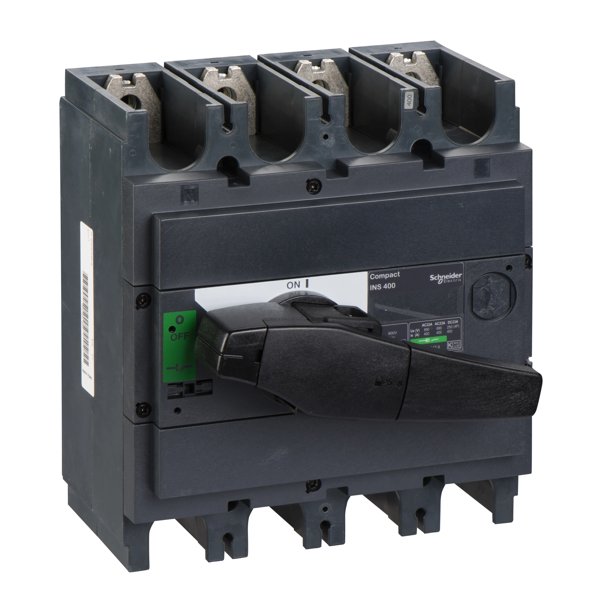 Schneider Electric 31111 Disconnector INS400, 4P, 400A/690V AC/250V DC, Rotary Drive Black (img_001) Schneider Electric 31111 Disconnector INS400, 4P, 400A/690V AC/250V DC, Rotary Drive Black (img_001)