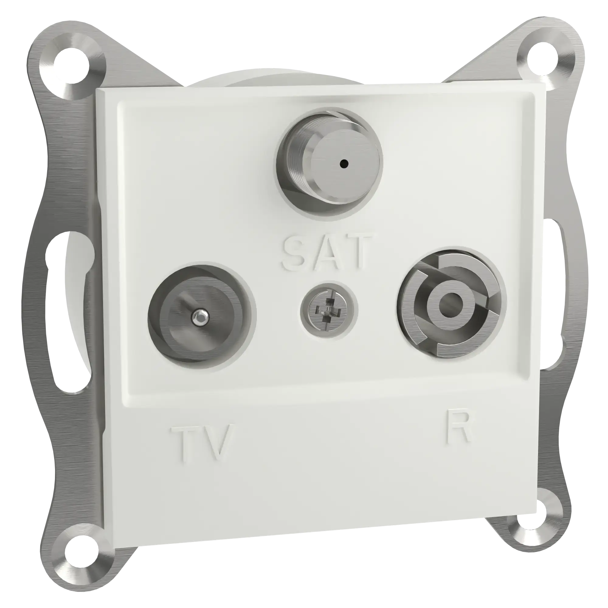 Schneider Electric EPH3570121D TV-R-SAT Terminal Socket 1dB flush-mounted, white, Asfora (img_002) Schneider Electric EPH3570121D TV-R-SAT Terminal Socket 1dB flush-mounted, white, Asfora (img_002)