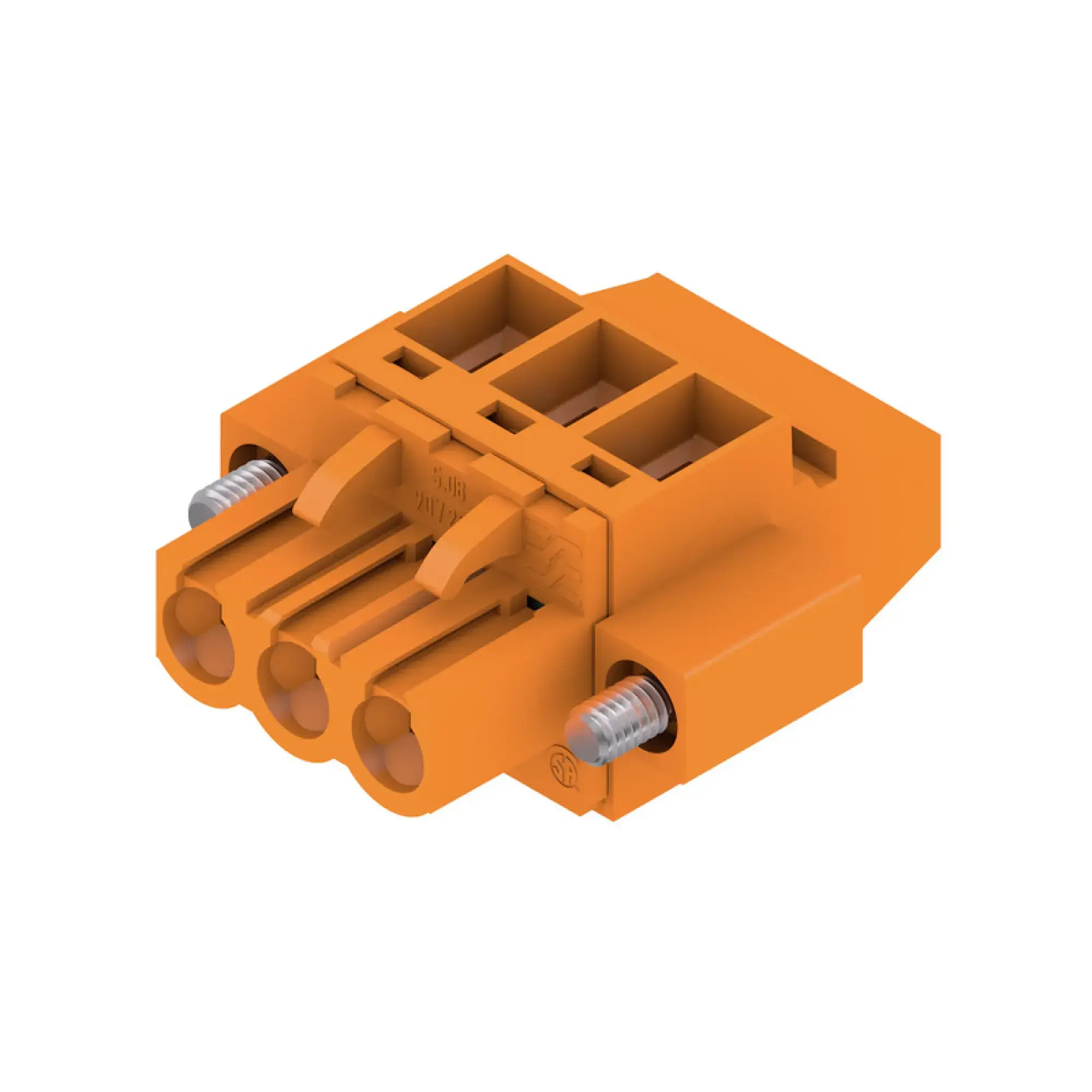 Weidmüller 1949810000 PCB connector (wire connection), 320 V, 23 A, Pitch in mm: 5.08, 4 mm², Number of poles: 3, Clamping yoke connection, Box (img_001)