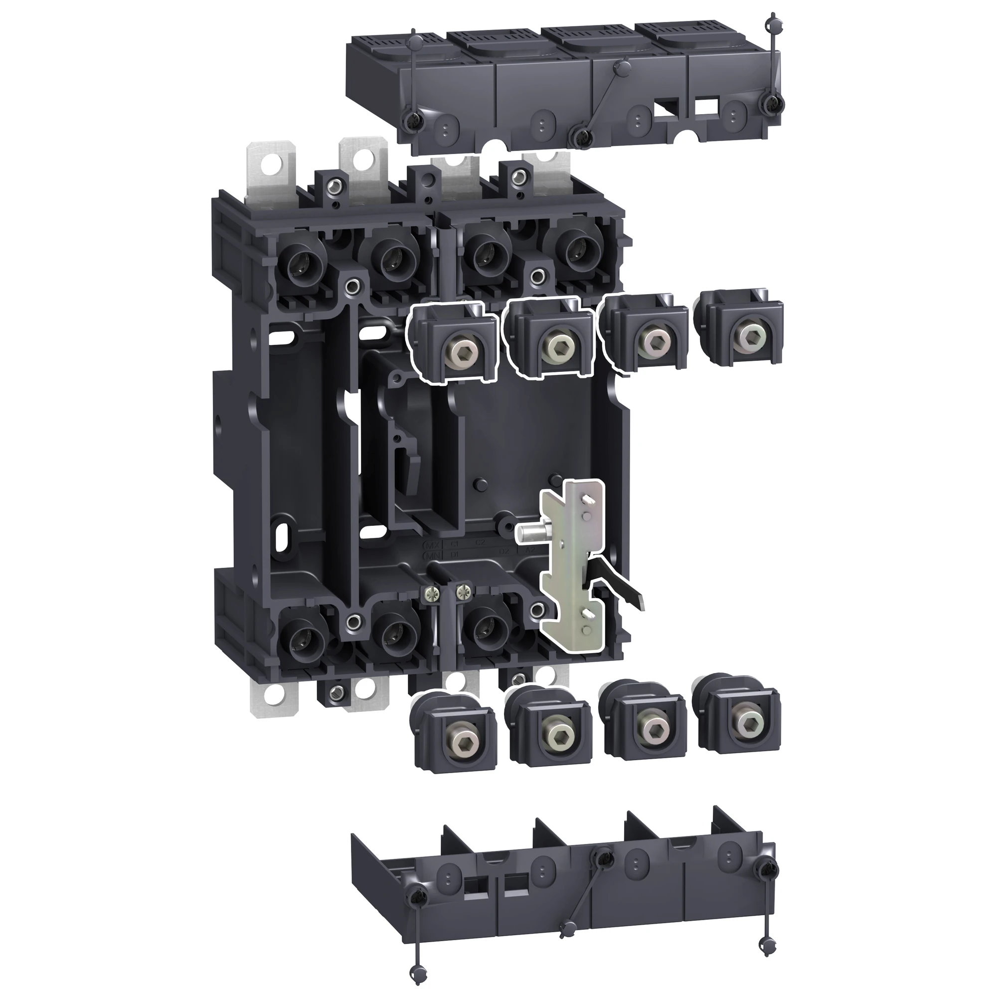 Schneider Electric LV429267 4P Plug-in Board, ComPact NSX100-250 Compact Circuit Breaker Accessories (img_001) Schneider Electric LV429267 4P Plug-in Board, ComPact NSX100-250 Compact Circuit Breaker Accessories (img_001)