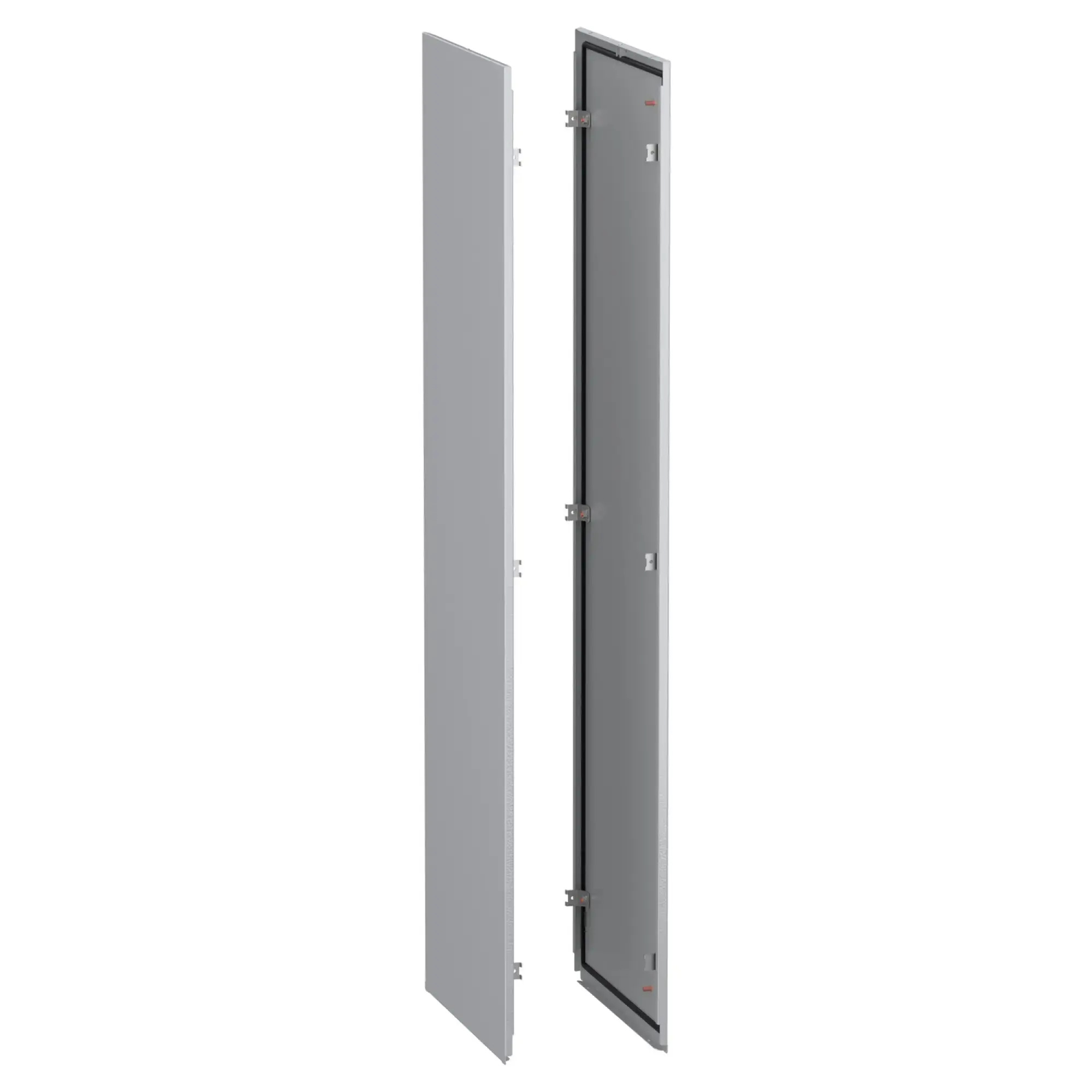 Schneider Electric NSY2SPINHD186 Seitenwände, PanelSeT SFN, für Gehäuse H1800 T400mm, Innenbefestigung, RAL7035, 2er Set (img_001)
