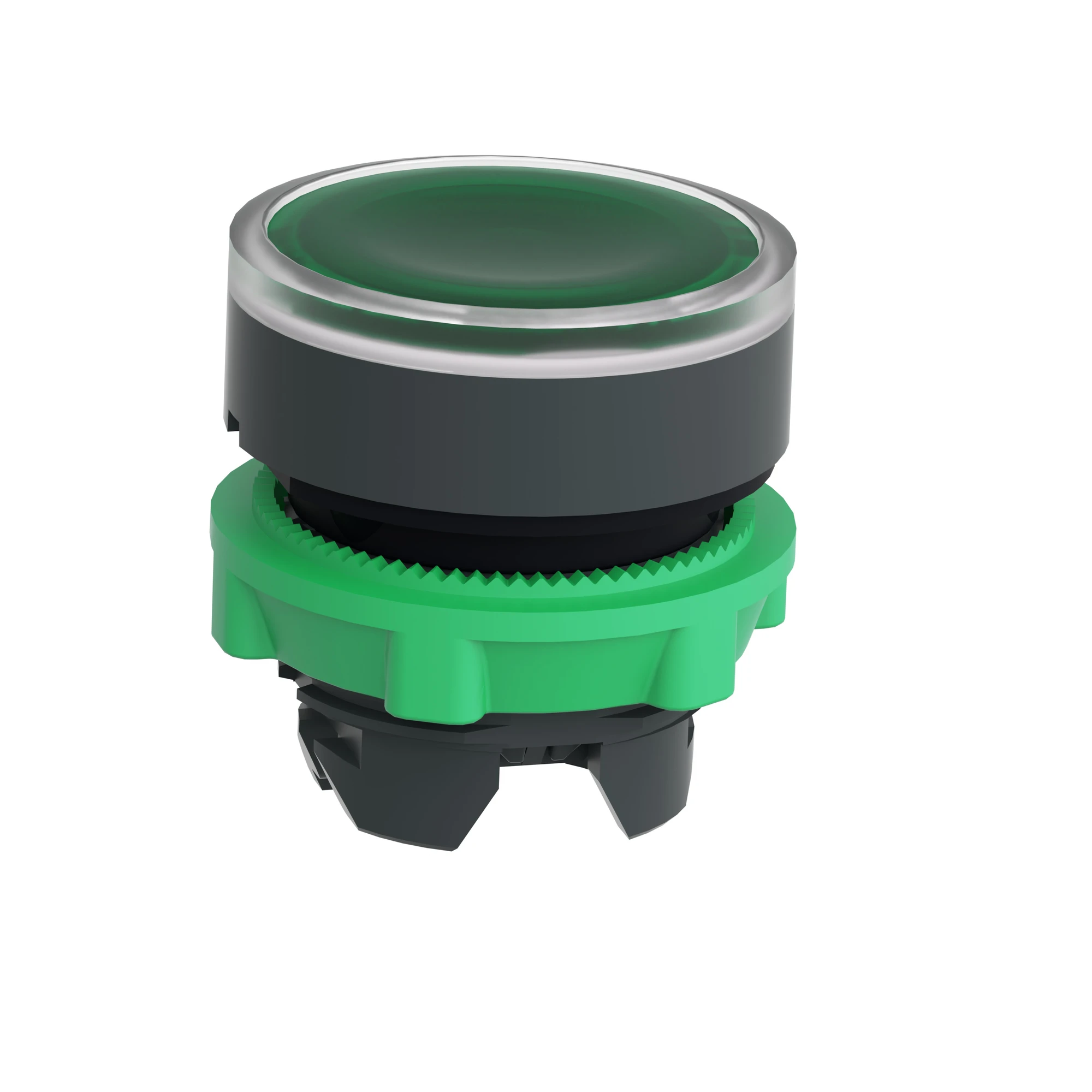 Schneider Electric ZB5AW333 Illuminated pushbutton, front element, Harmony XB5, plastic, 22mm, green, for universal LED (img_005)