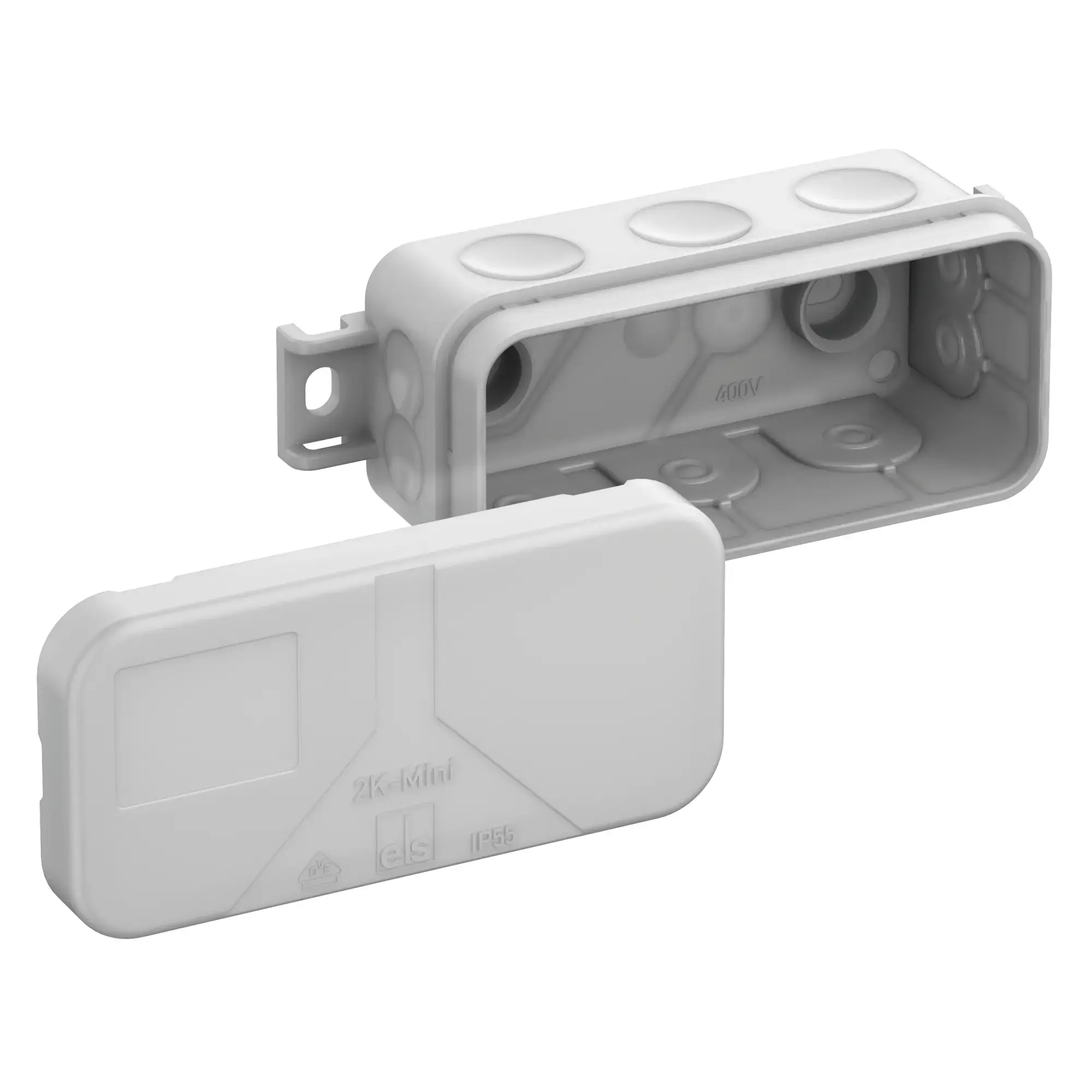 Spelsberg 34590801 Junction box, Type of protection IP55, Max. conductor cross section 2,5², Impact strength IK07, Protection class II, Ui 400V AC, VDE, Halogen free (img_001) Spelsberg 34590801 Junction box, Type of protection IP55, Max. conductor cross section 2,5², Impact strength IK07, Protection class II, Ui 400V AC, VDE, Halogen free (img_001)